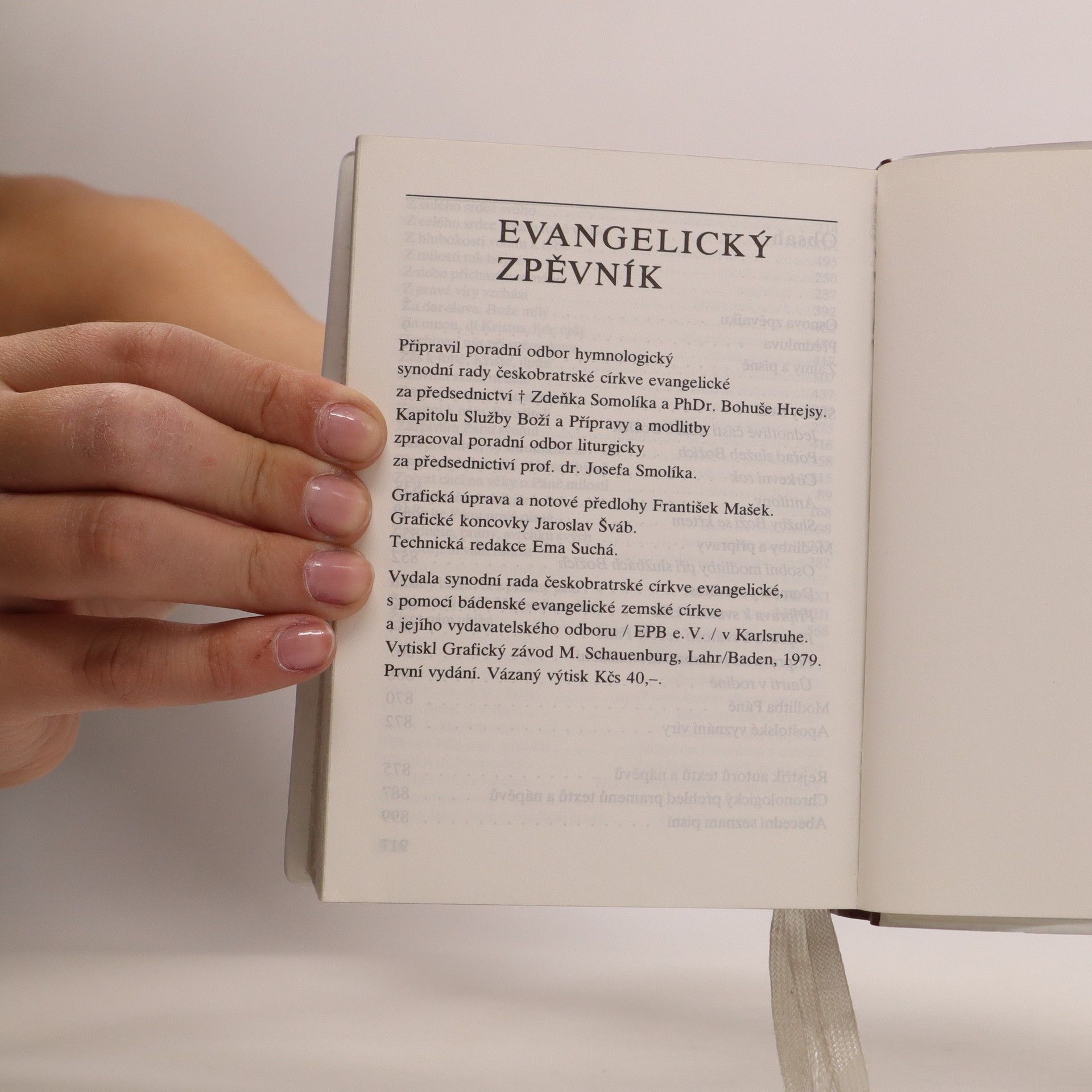 Bohuše Hrejsy Evangelický zpěvník