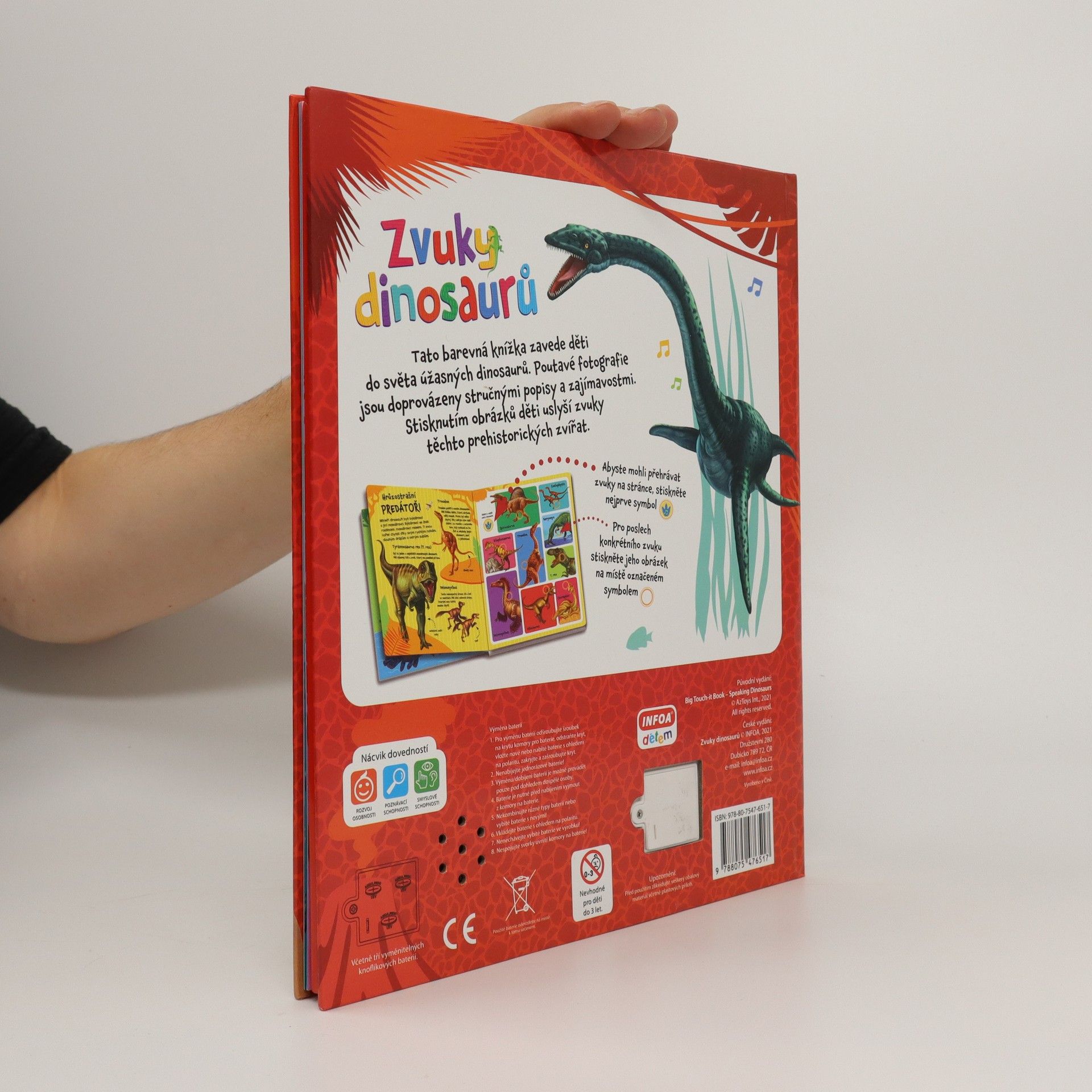 Autorenkollektiv Zvuky dinosaurů : velká zvuková kniha Velká zvuková kniha - zvuky dinosaurů