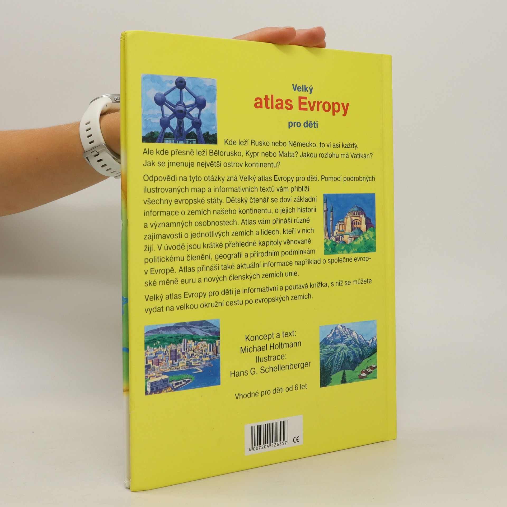 Michael Holtmann Velký atlas Evropy pro děti