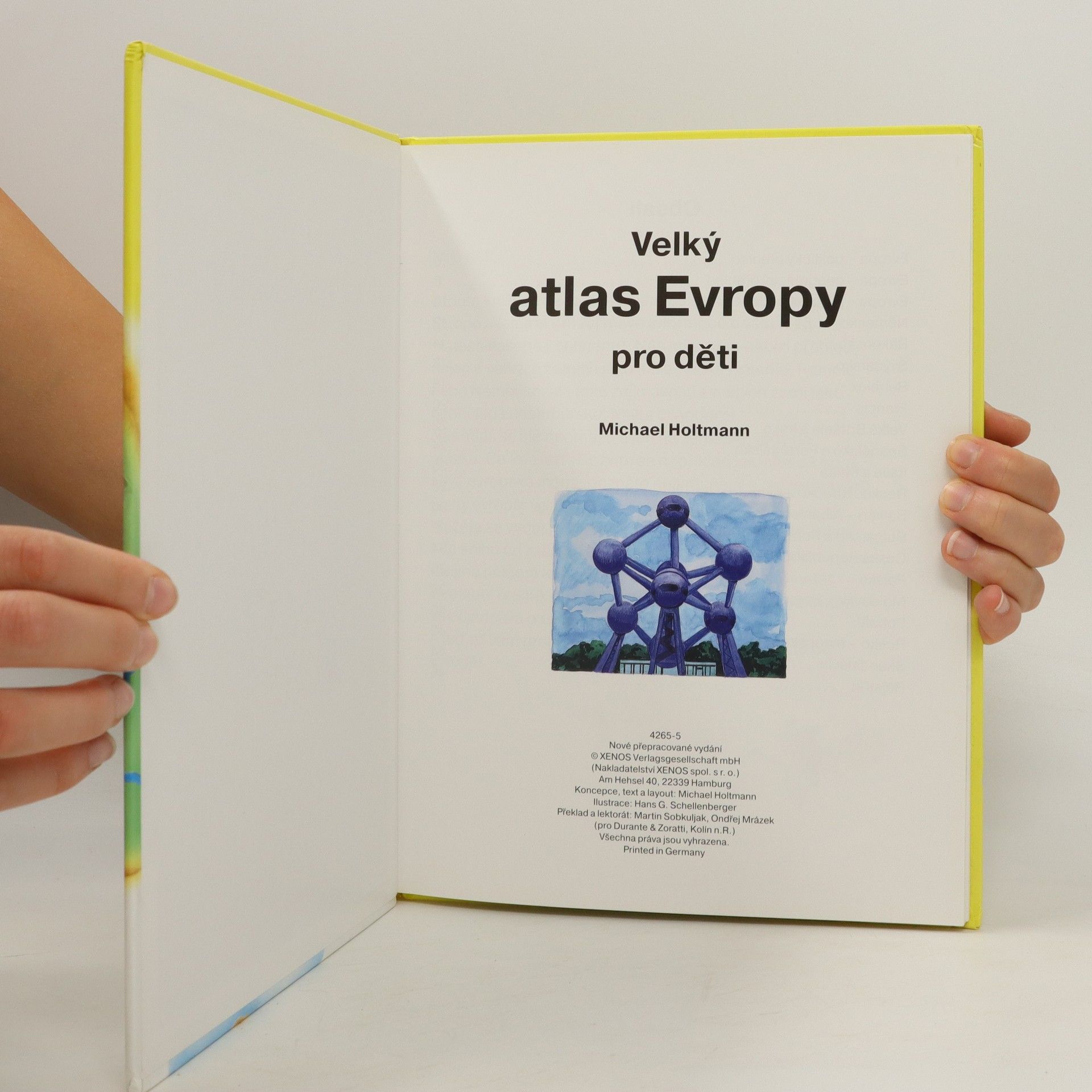 Michael Holtmann Velký atlas Evropy pro děti