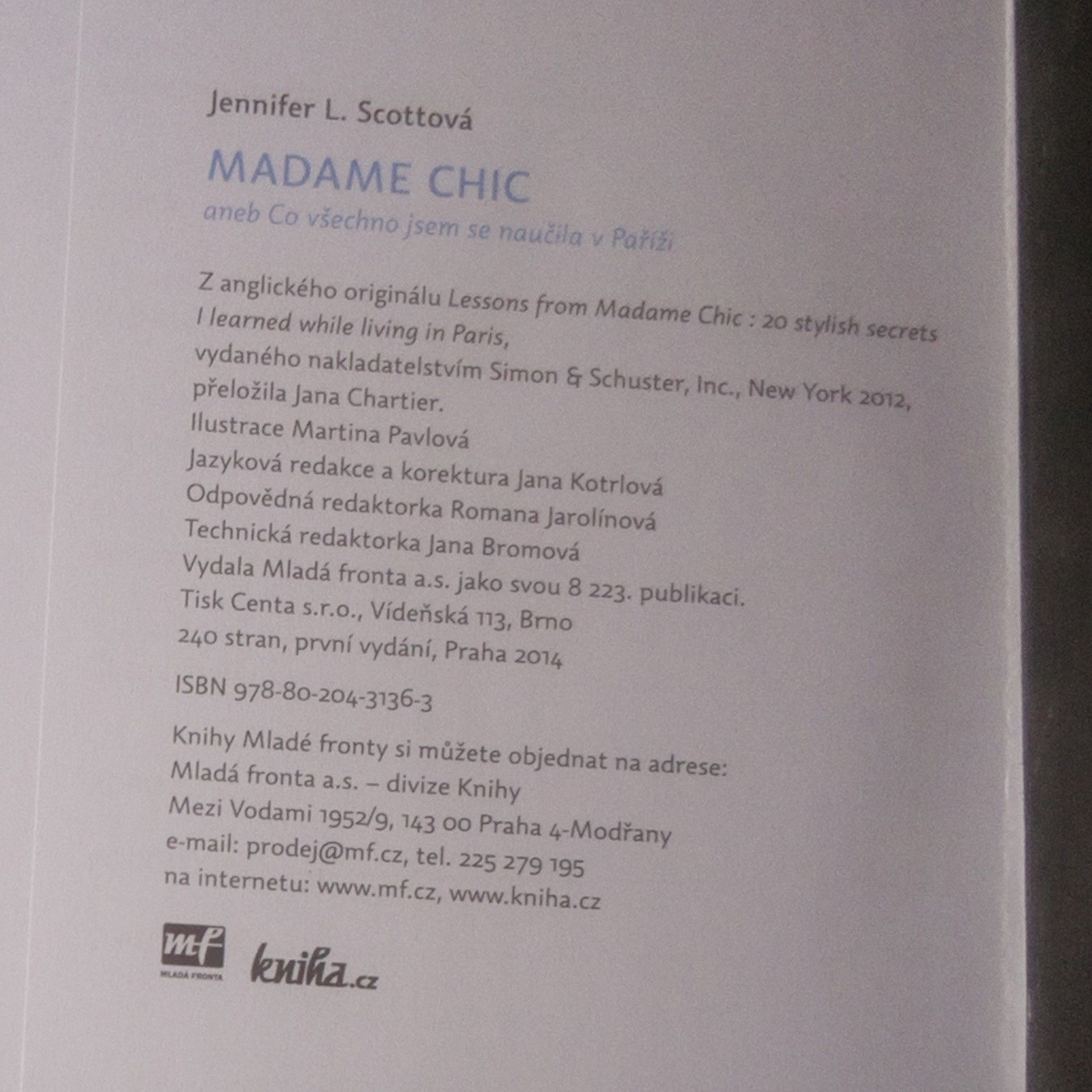 Jennifer L. Scott Madame Chic 1-3