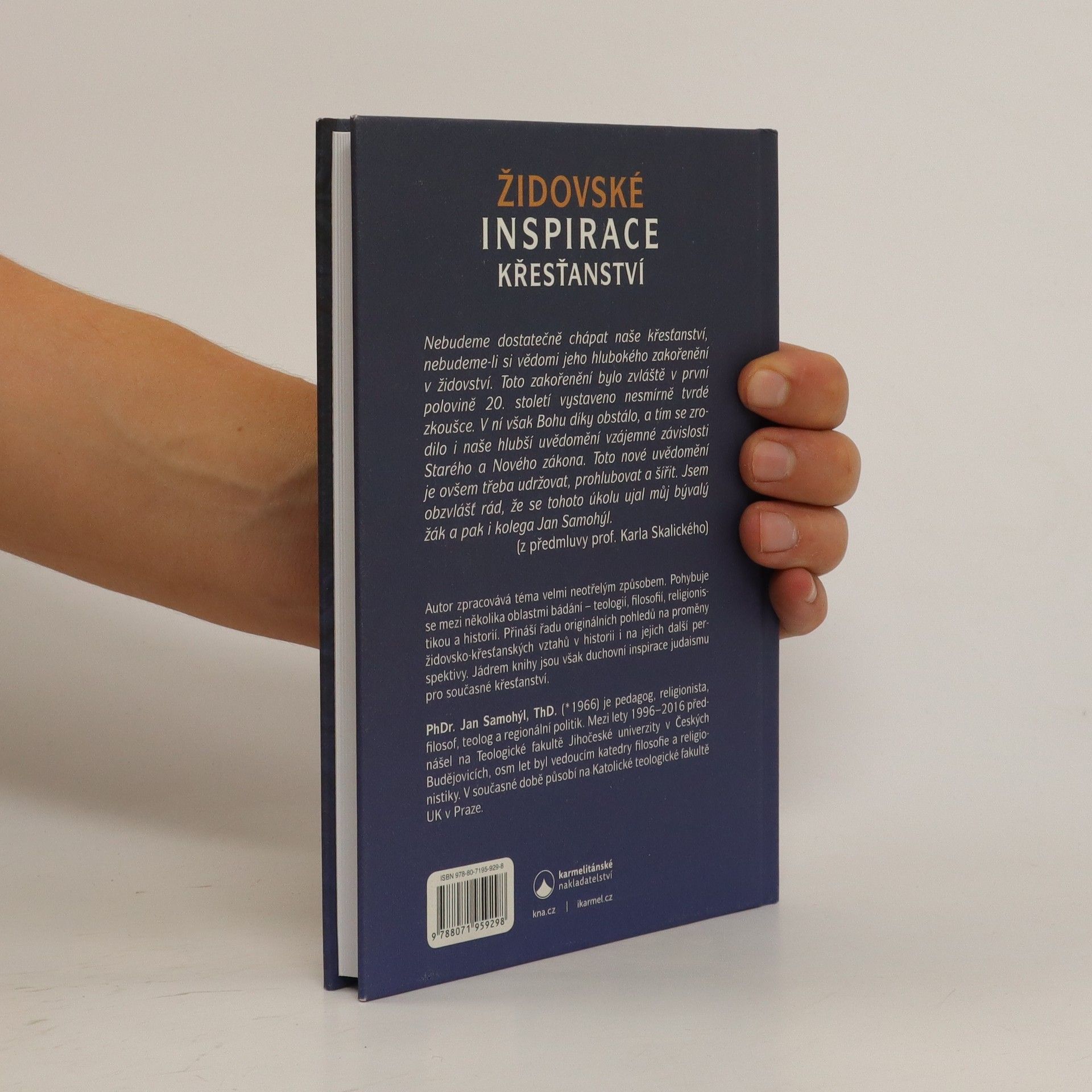 Jan Samohýl Židovské inspirace křesťanství
