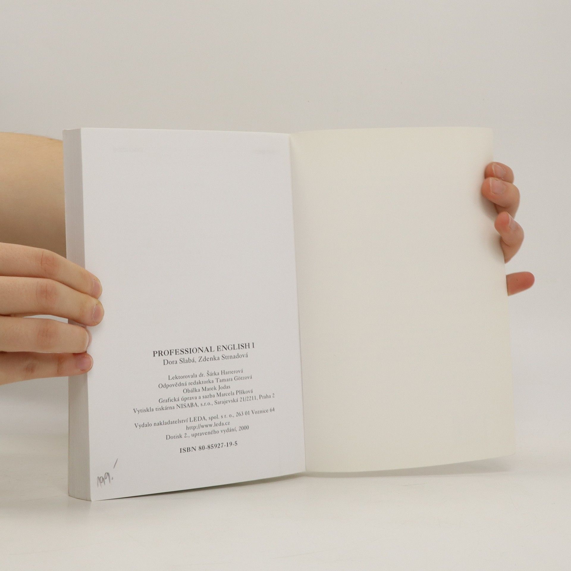Strnadová Zdenka Professional English Book 1