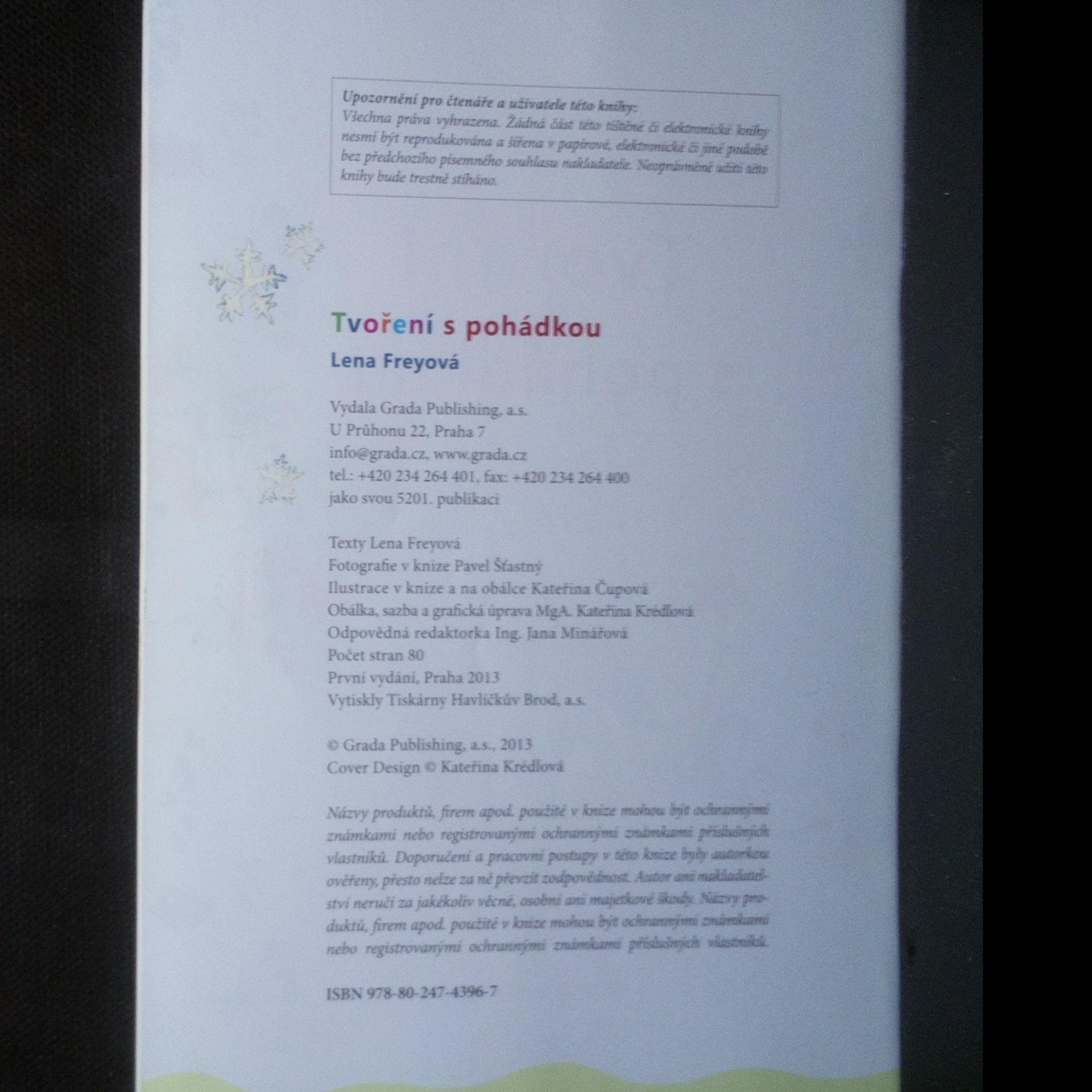 Lena Banszel Freyová Tvoření s pohádkou