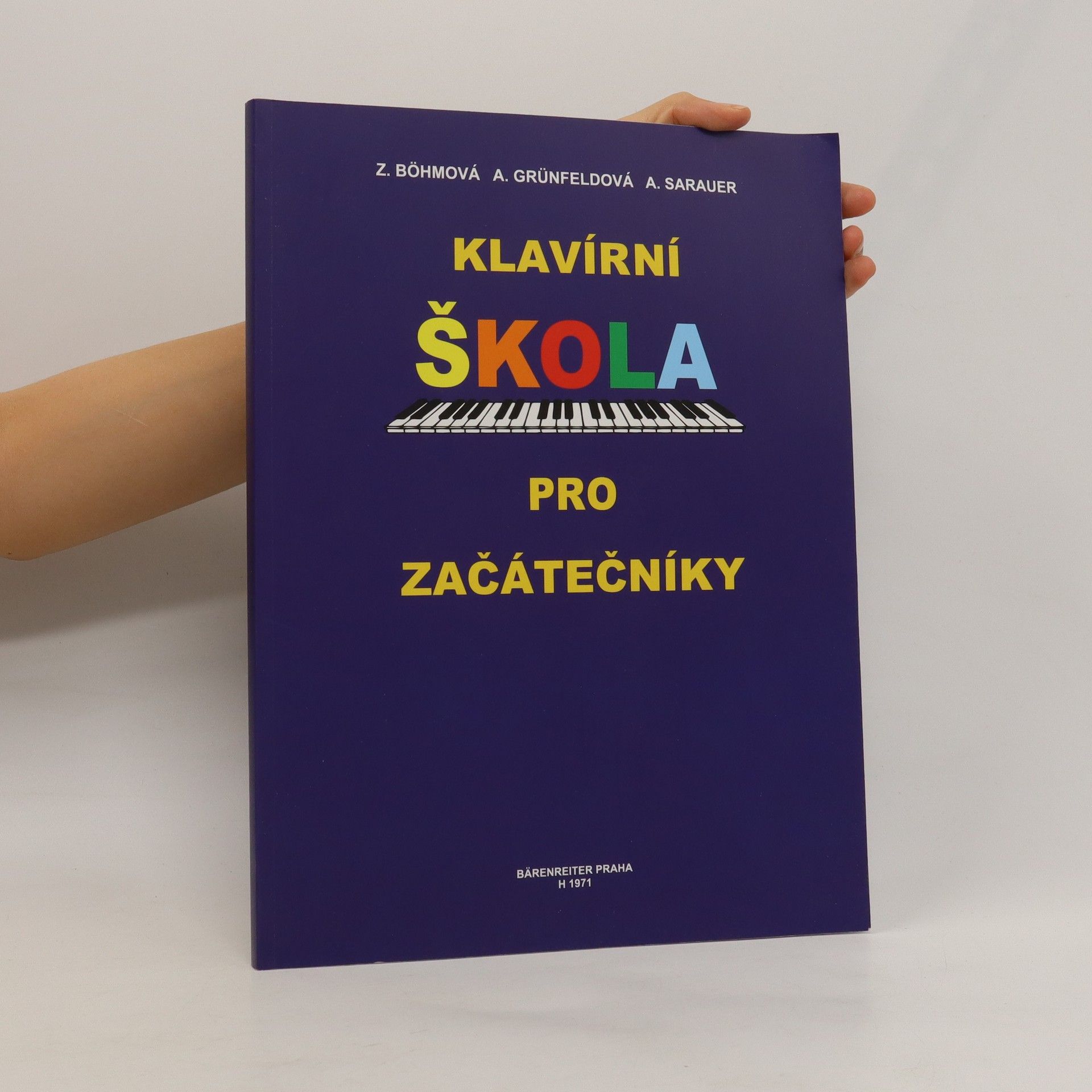 Alois Sarauer Klavírní škola pro začátečníky