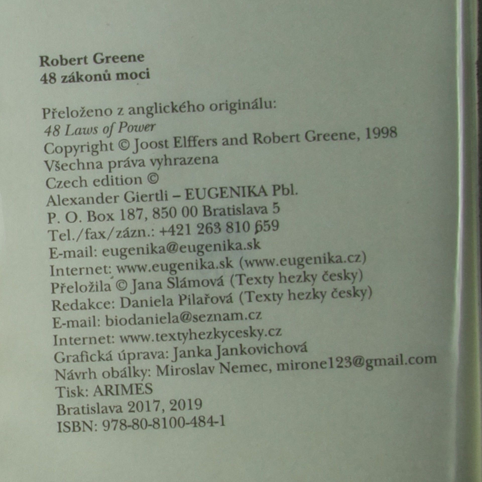 Robert Greene 48 zákonů moci