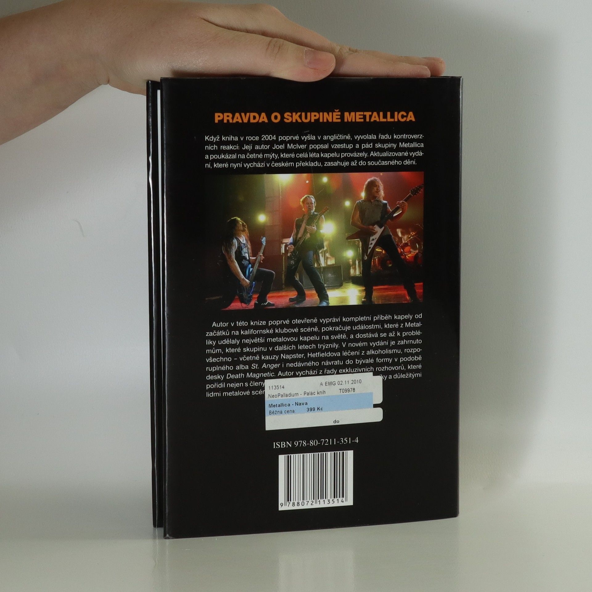 Joel McIver Metallica: Justice for all: pravda o skupině