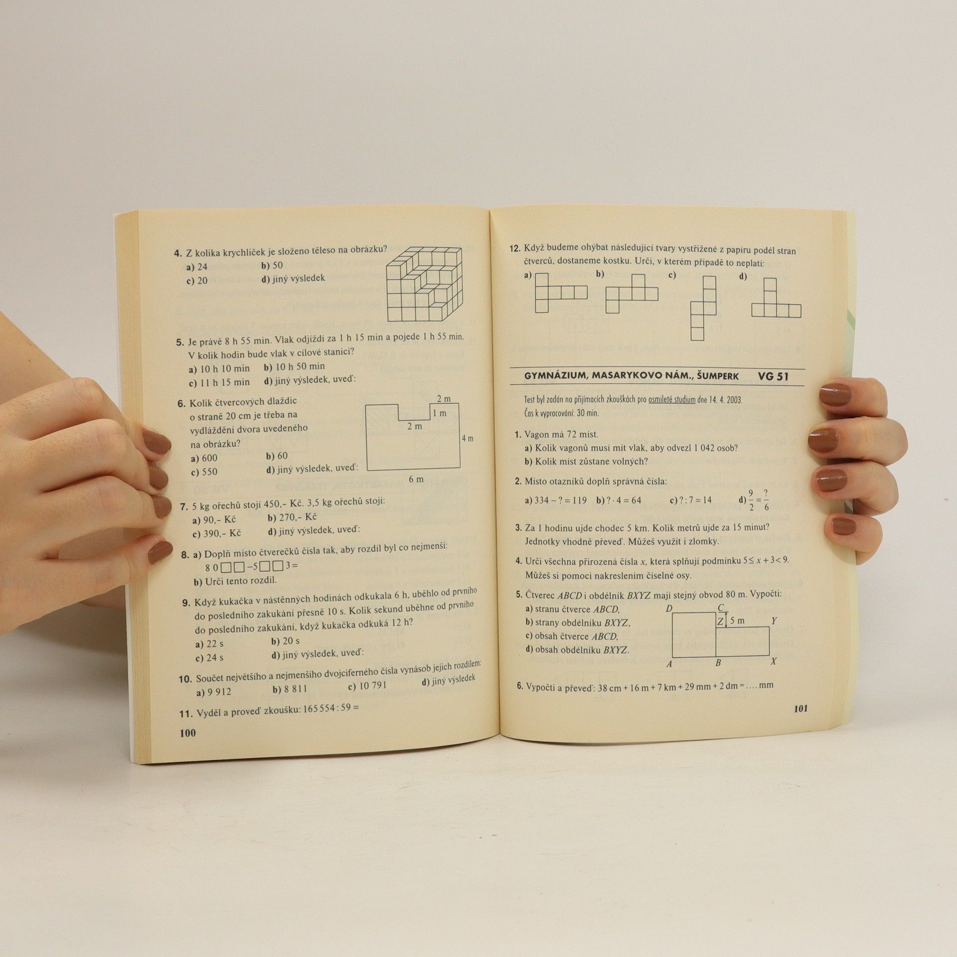 Various authors Testy z víceletých gymnázií 2004 : matematika
