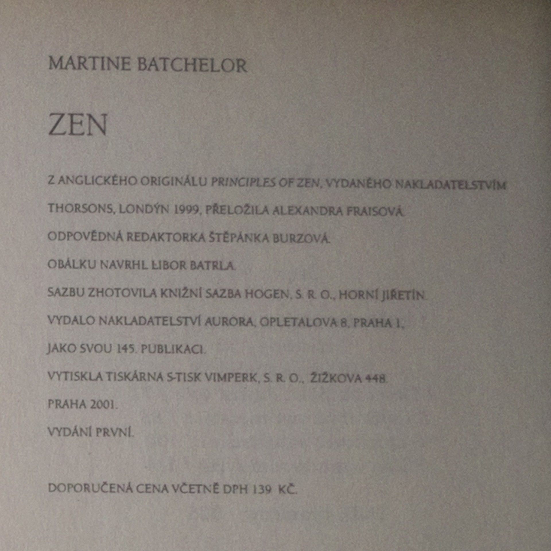 Martine Batchelor Zen