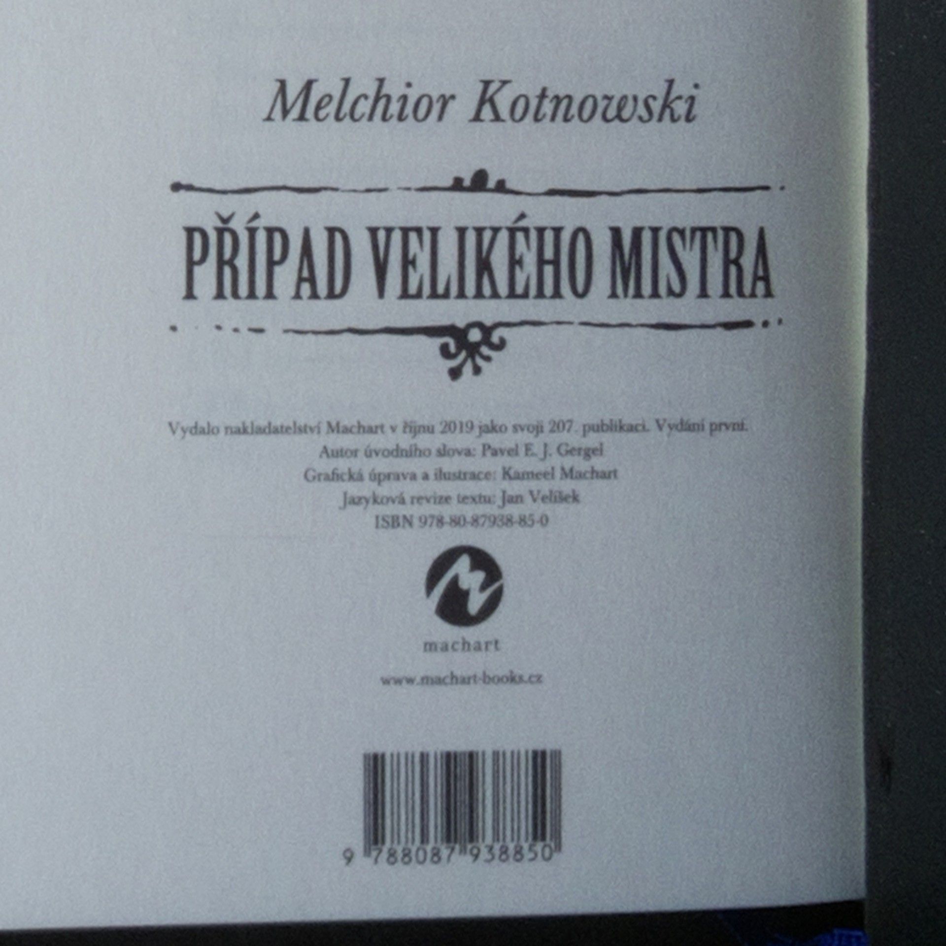 Melchior Kotnowski Případ Velikého mistra