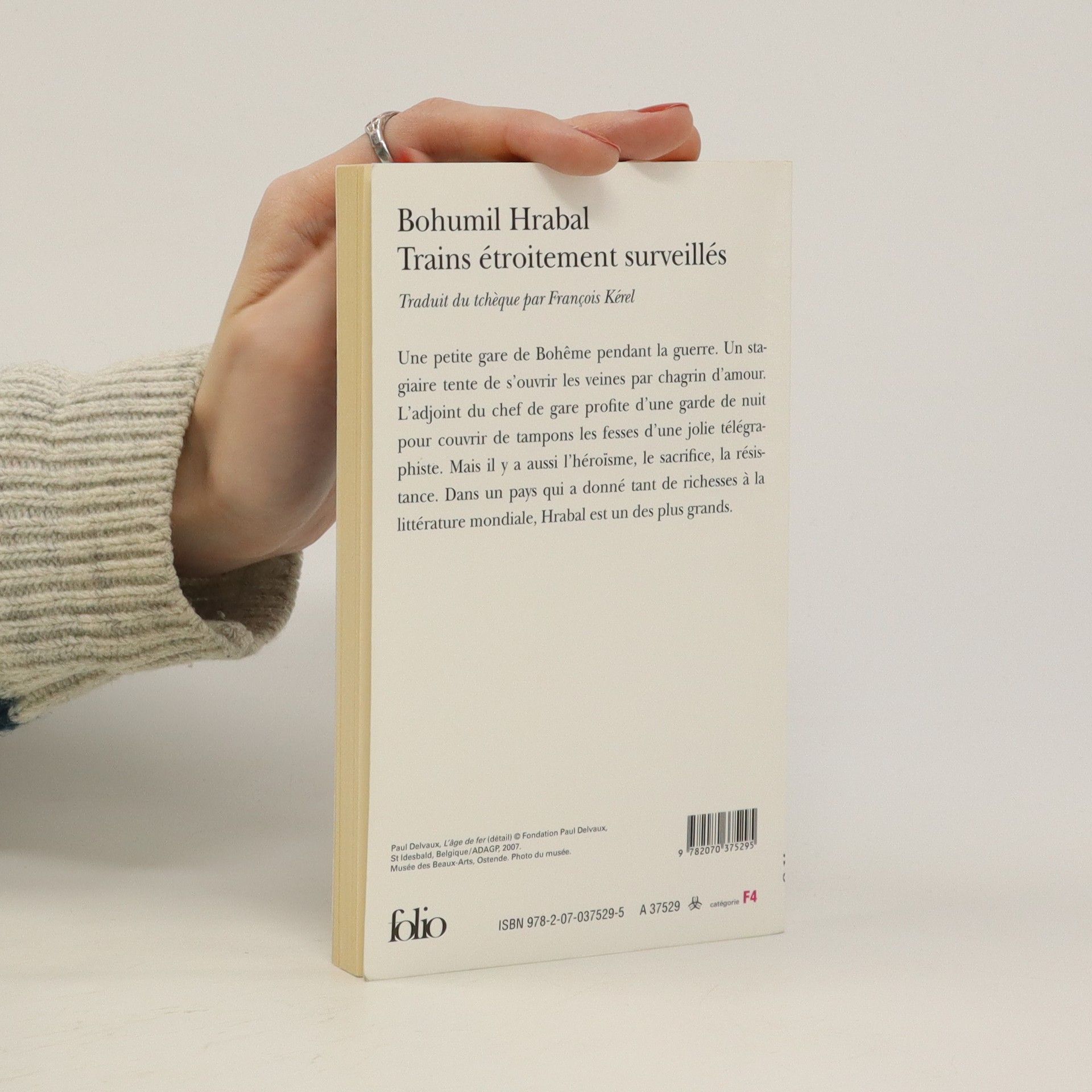 Bohumil Hrabal Trains étroitement surveillés