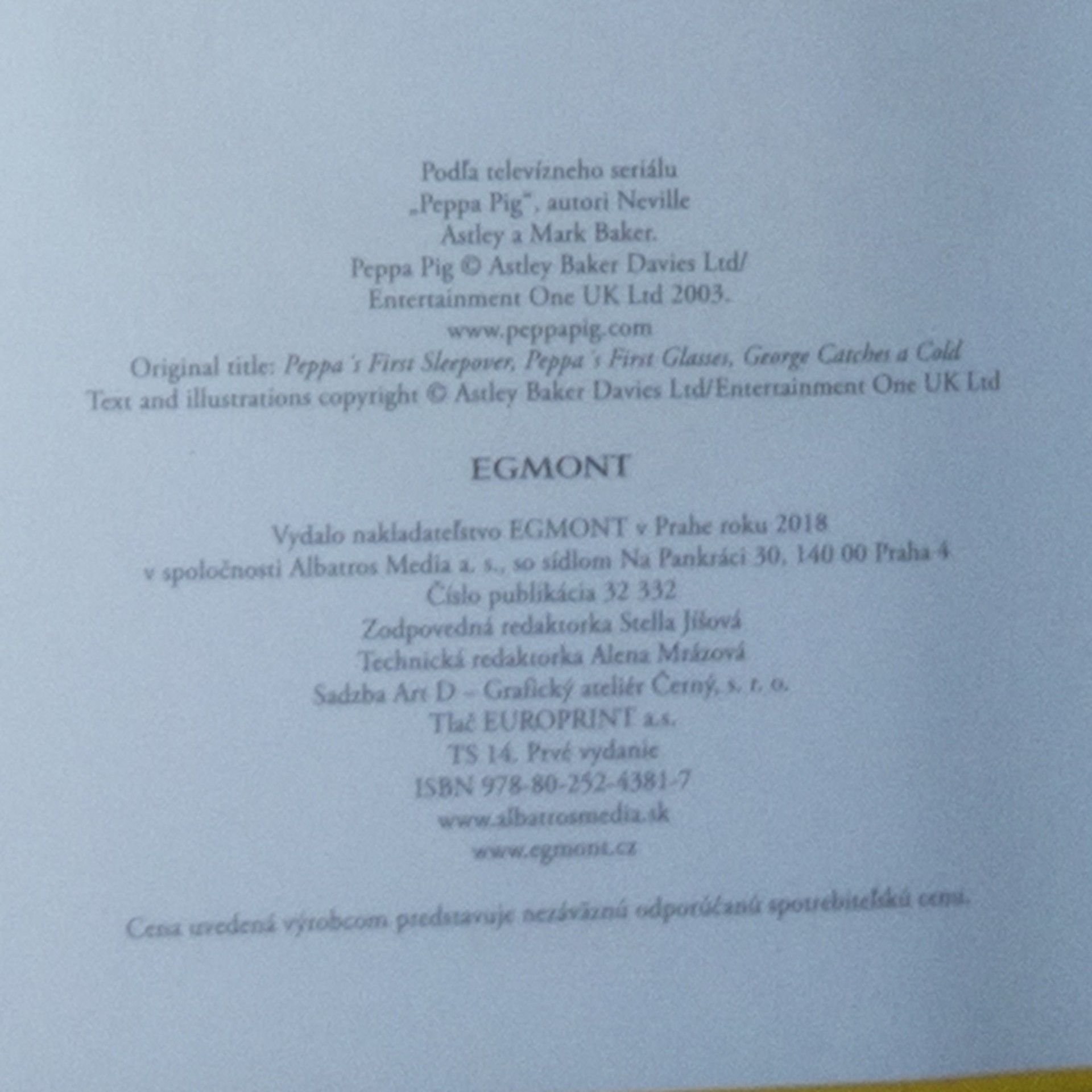 Collectif d'auteurs Peppa Pig. Od rozprávky k rozprávke