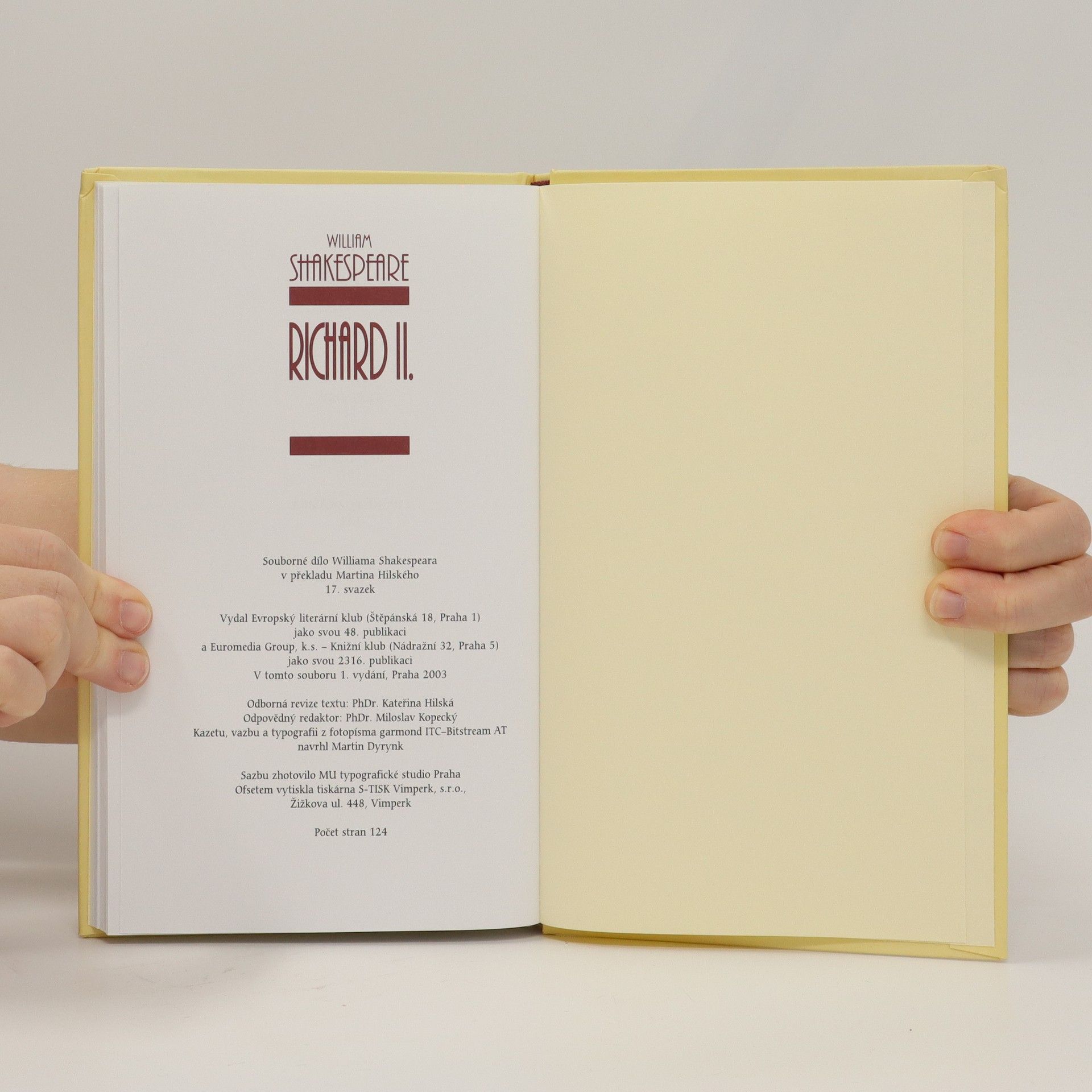 William Shakespeare Richard II., Jindřich IV. 1-2, Jindřich V.