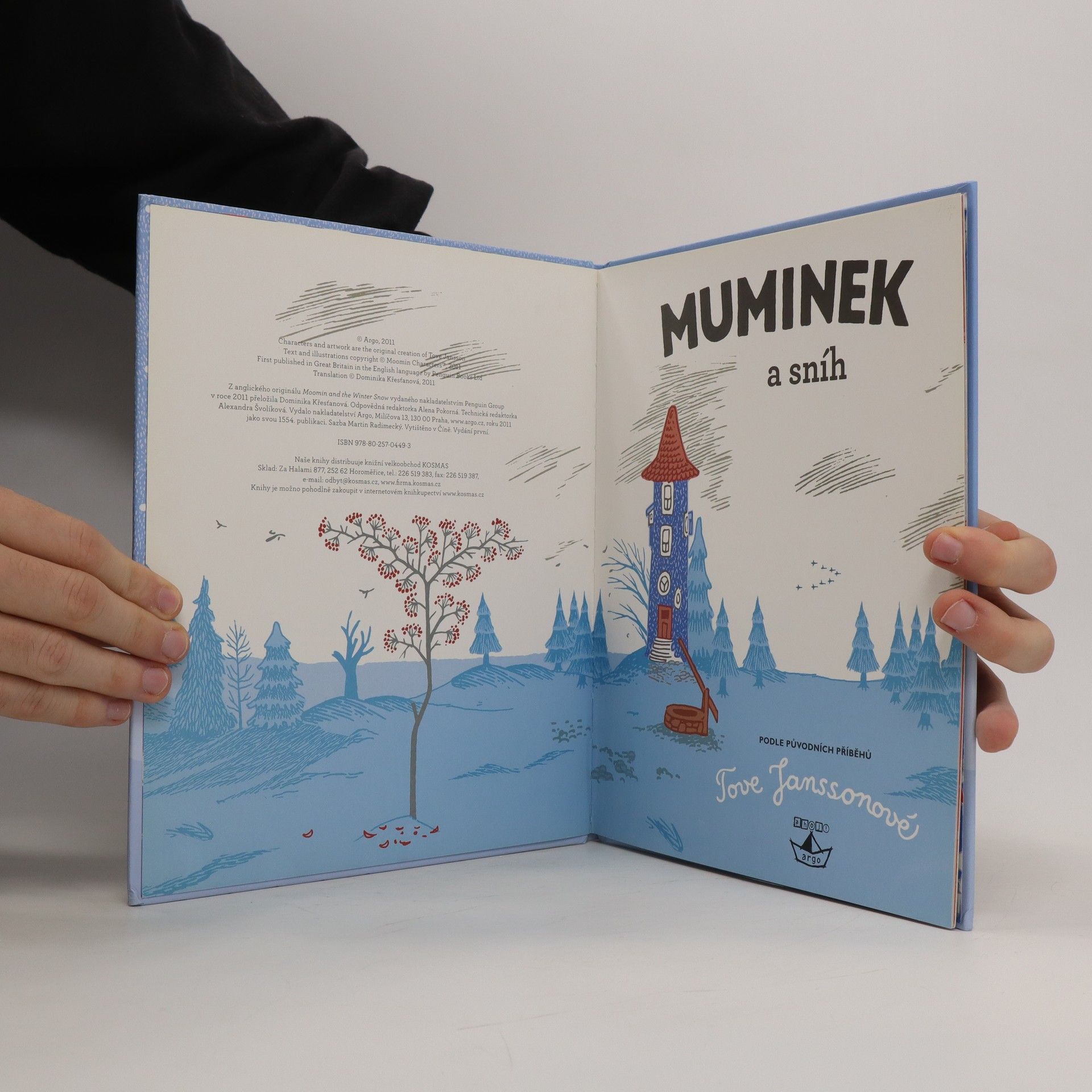 Tove Jansson Muminek a sníh