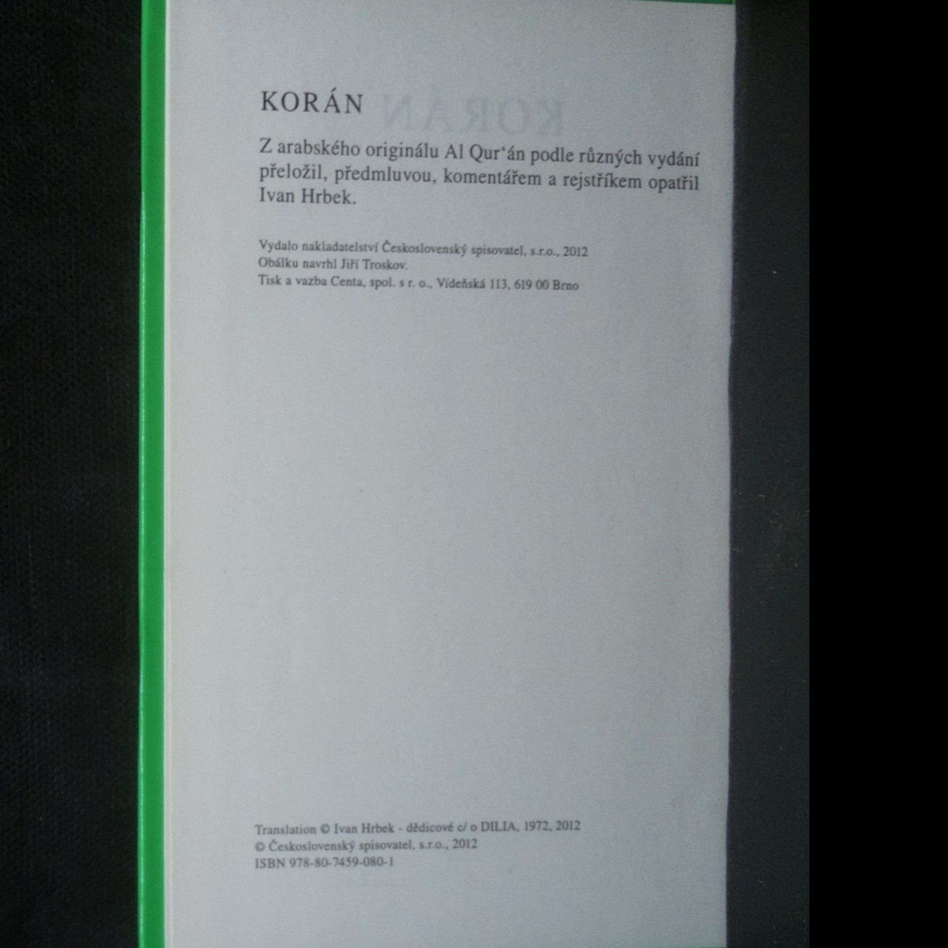 Ivan Hrbek Korán