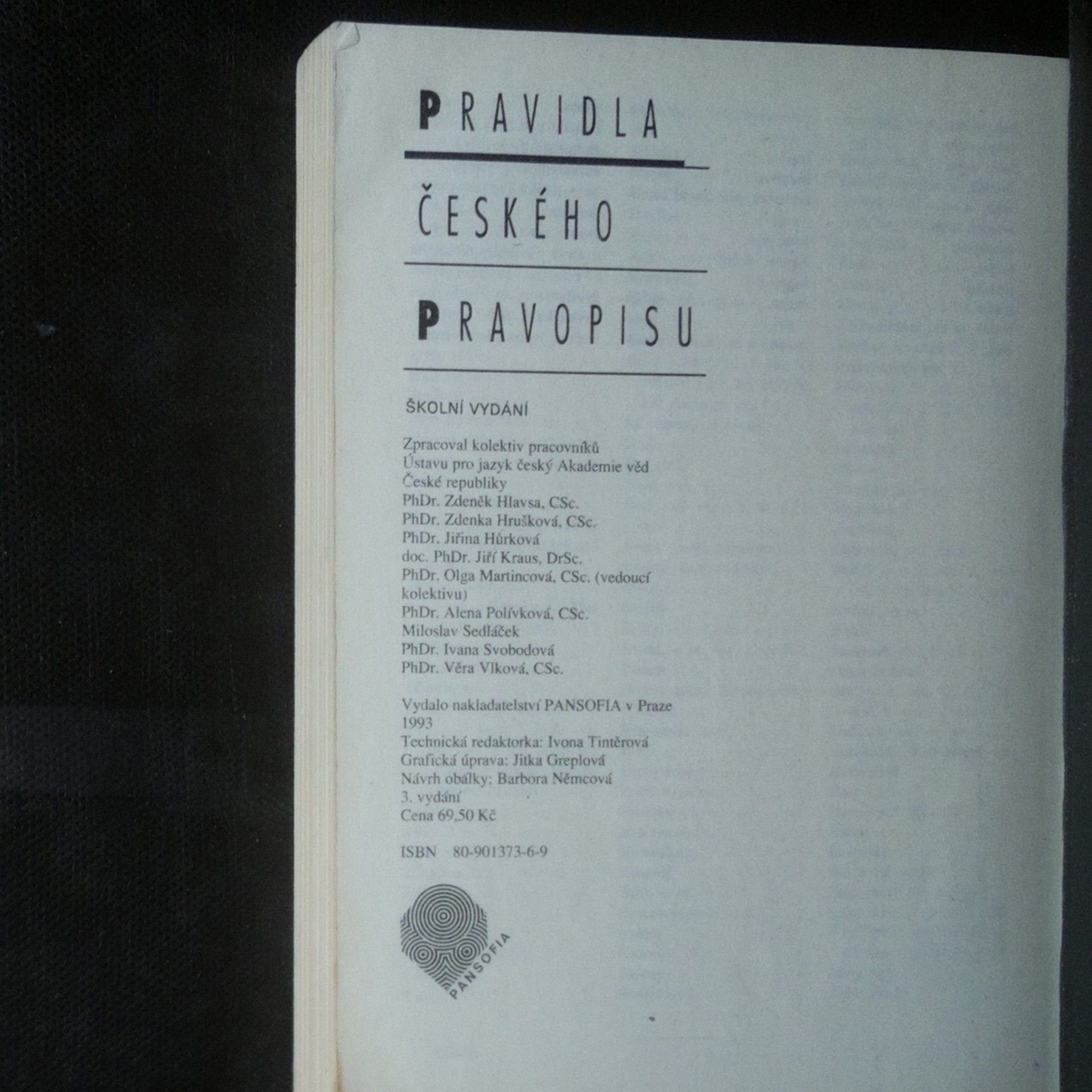 Autorenkollektiv Pravidla českého pravopisu