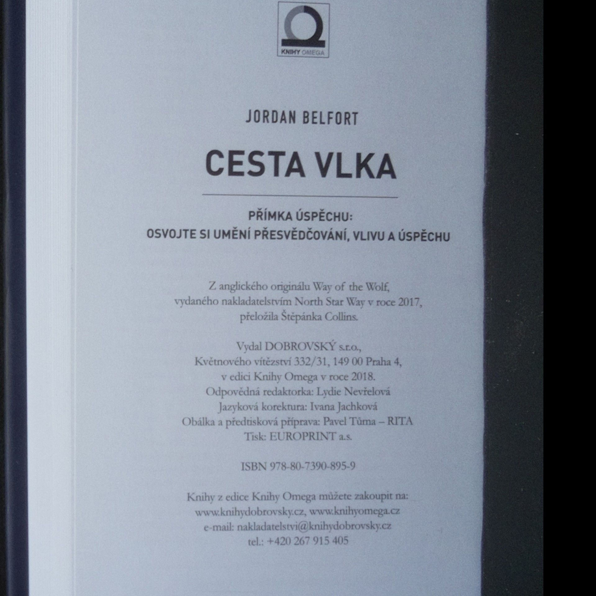 Jordan Belfort Cesta vlka