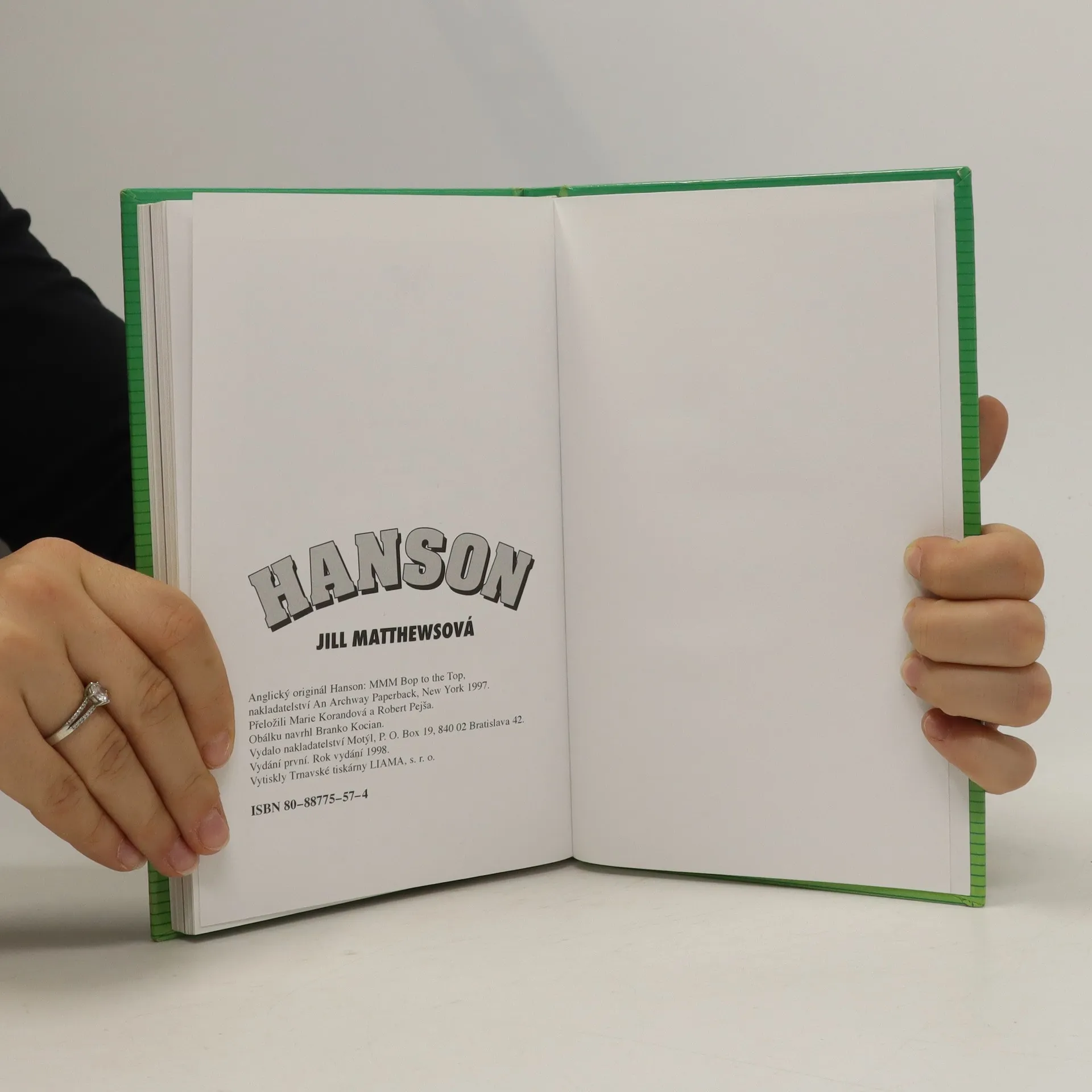 Hanson: Mmmbop to the Top: An book by Jill Matthews