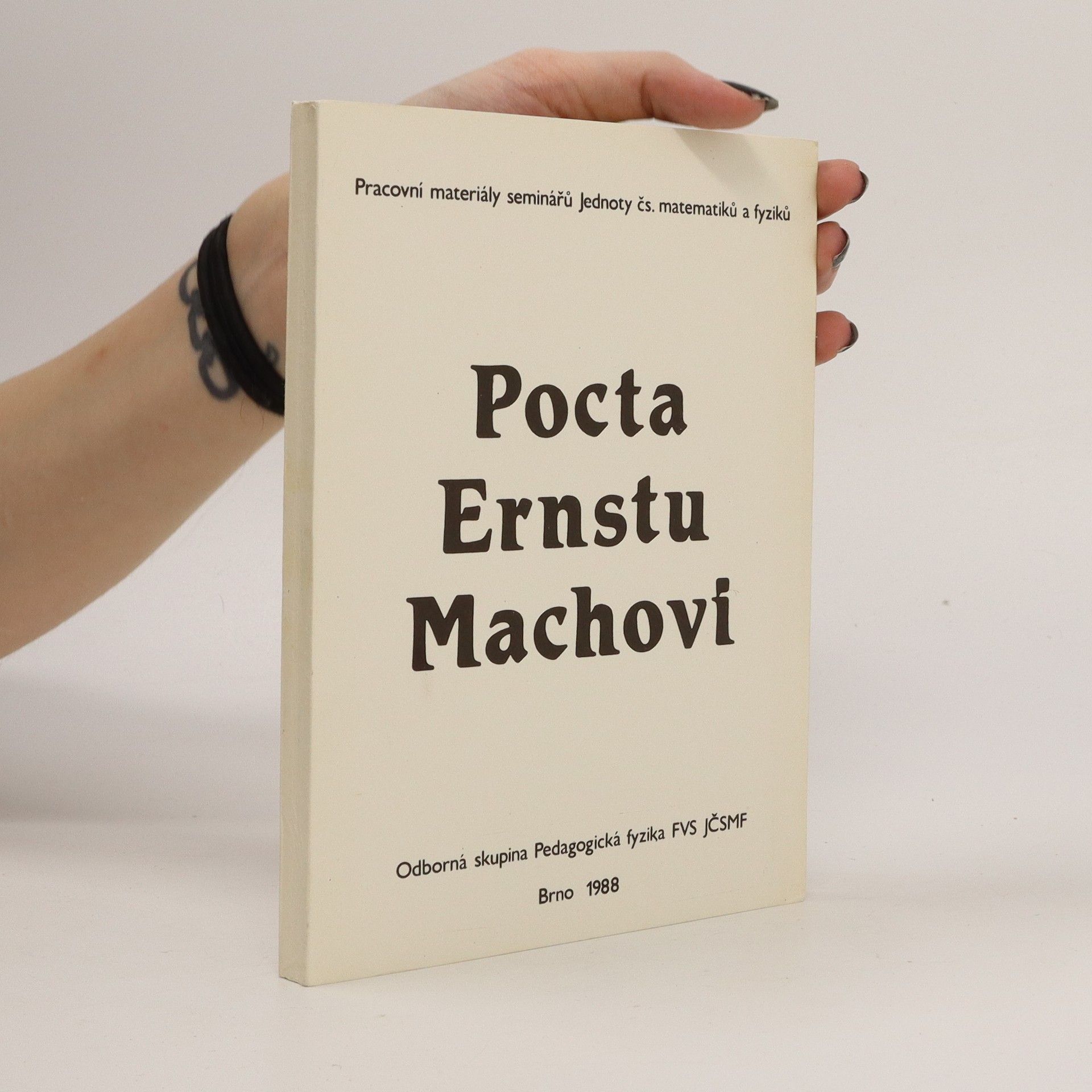 Kolektiv autorů Pocta Ernstu Machovi