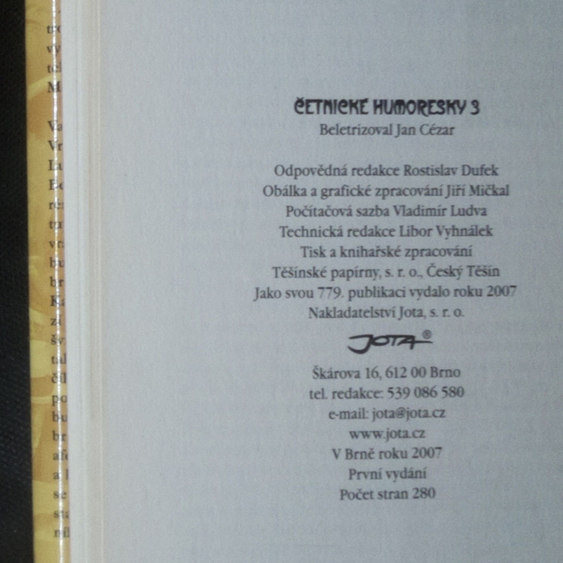 Jan Cézar Četnické humoresky. Díl 1.-3.