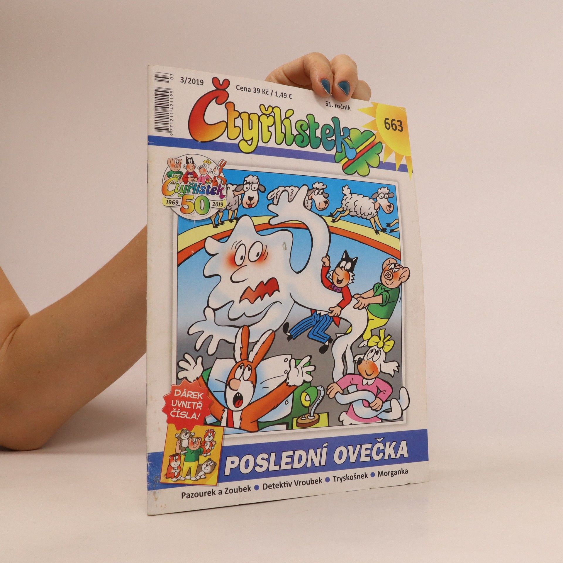 Kolektív autorov Čtyřlístek 3/2019 č. 663. Poslední ovečka