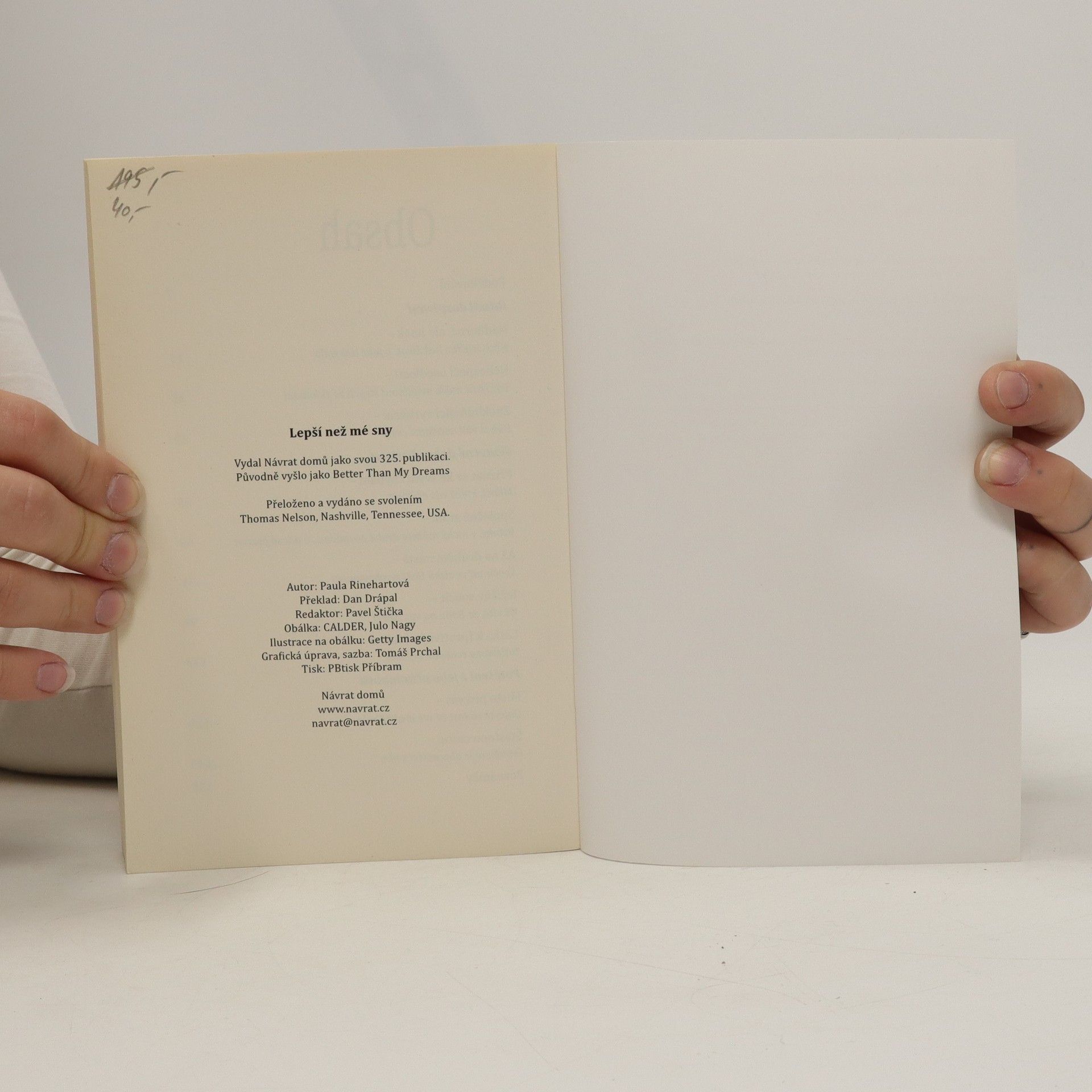 Paula Rinehart Lepší než mé sny