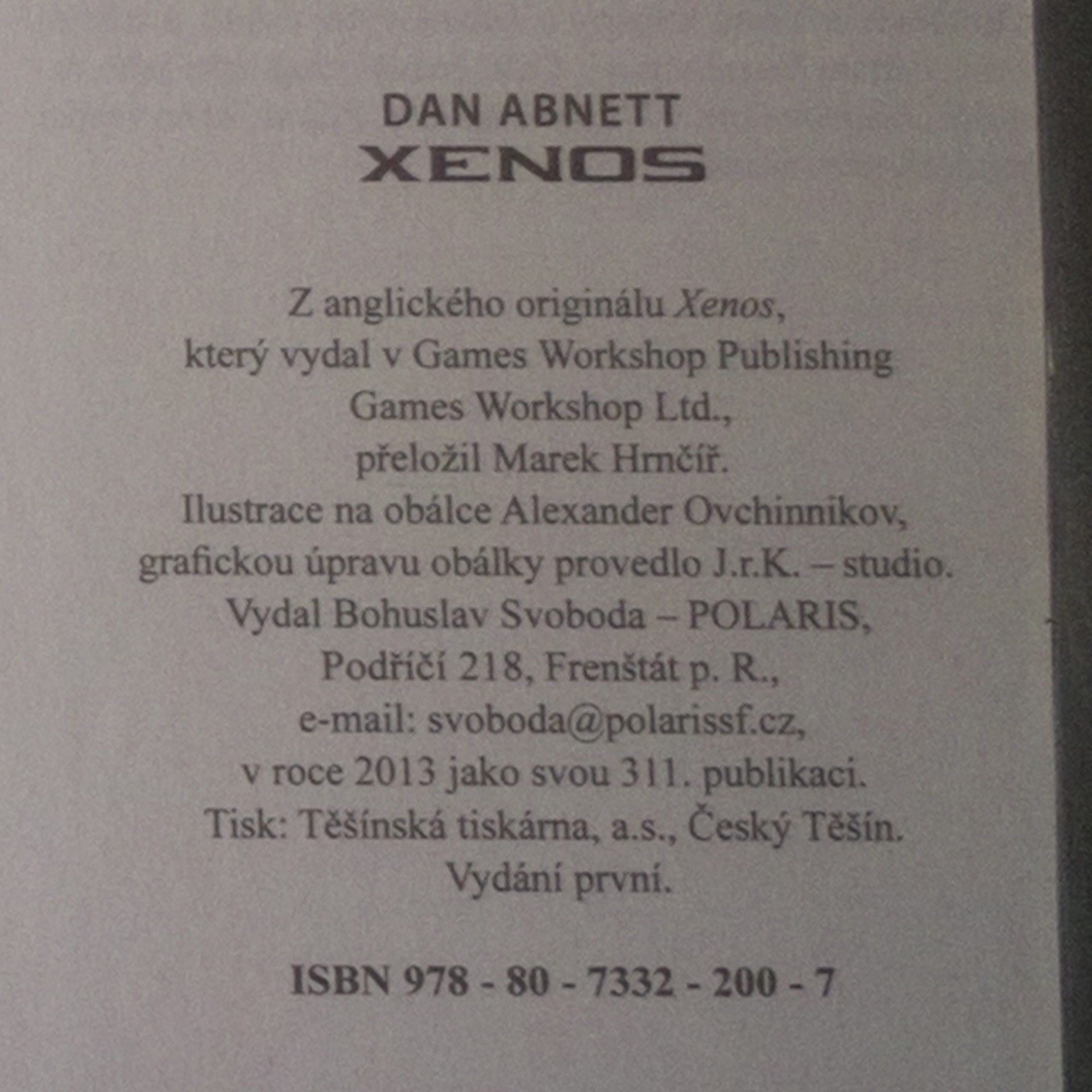 Dan Abnett Warhammer 40,000. Eisenhorn 1. Xenos