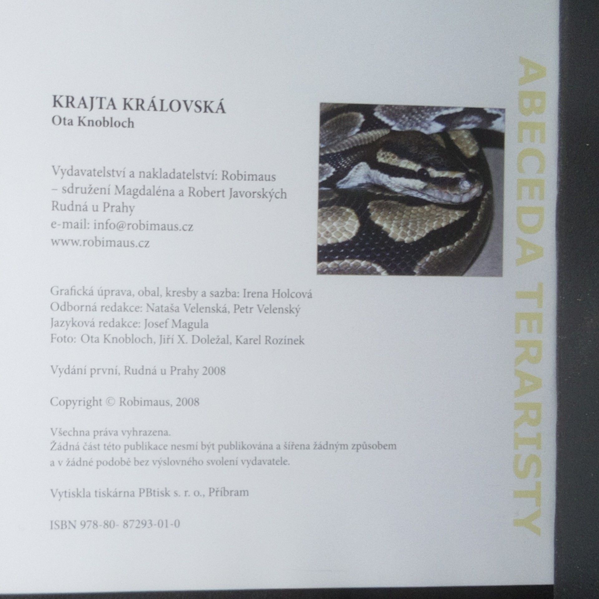 Ota Knobloch Krajta královská