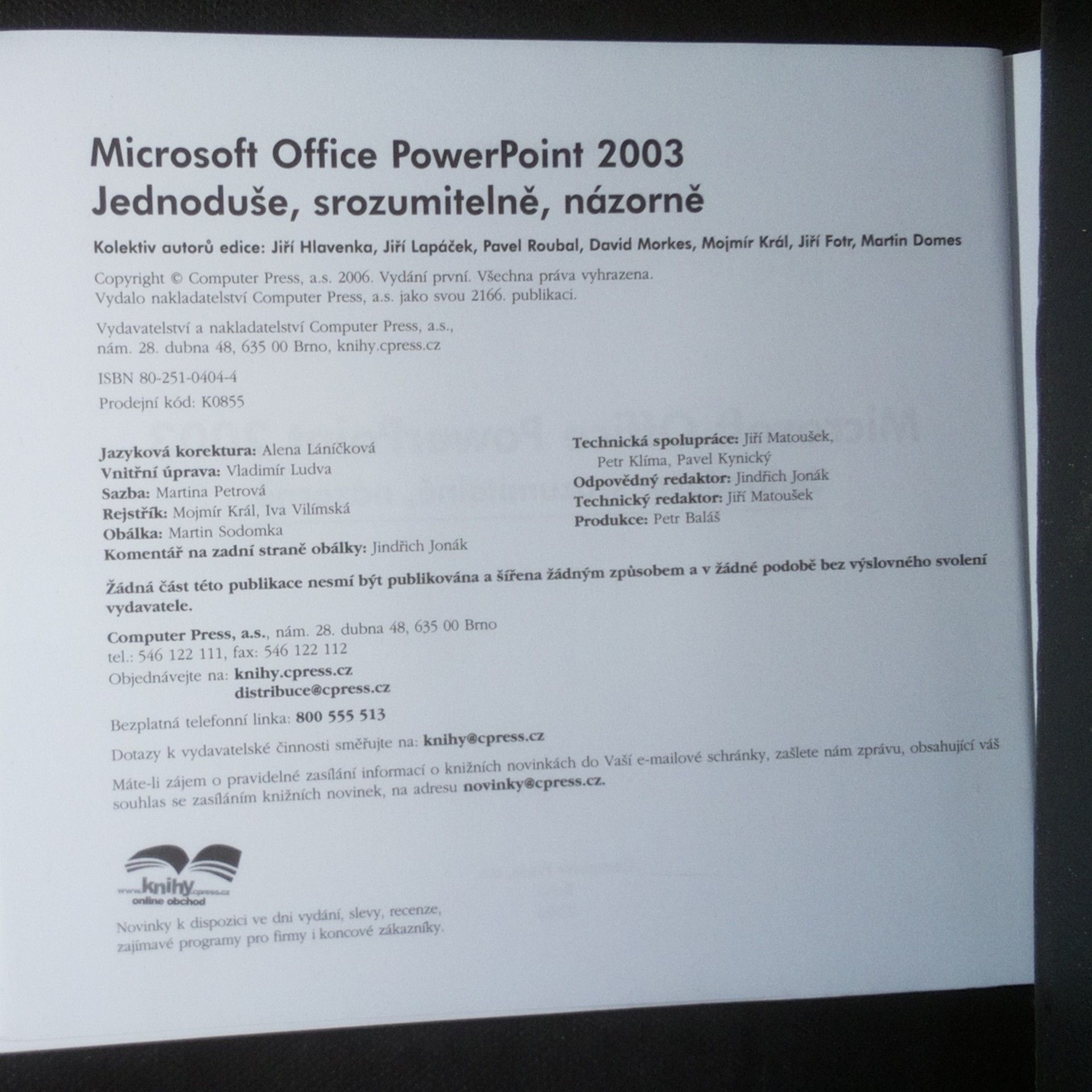 Autorenkollektiv Microsoft Office PowerPoint 2003 : jednoduše, srozumitelně, názorně
