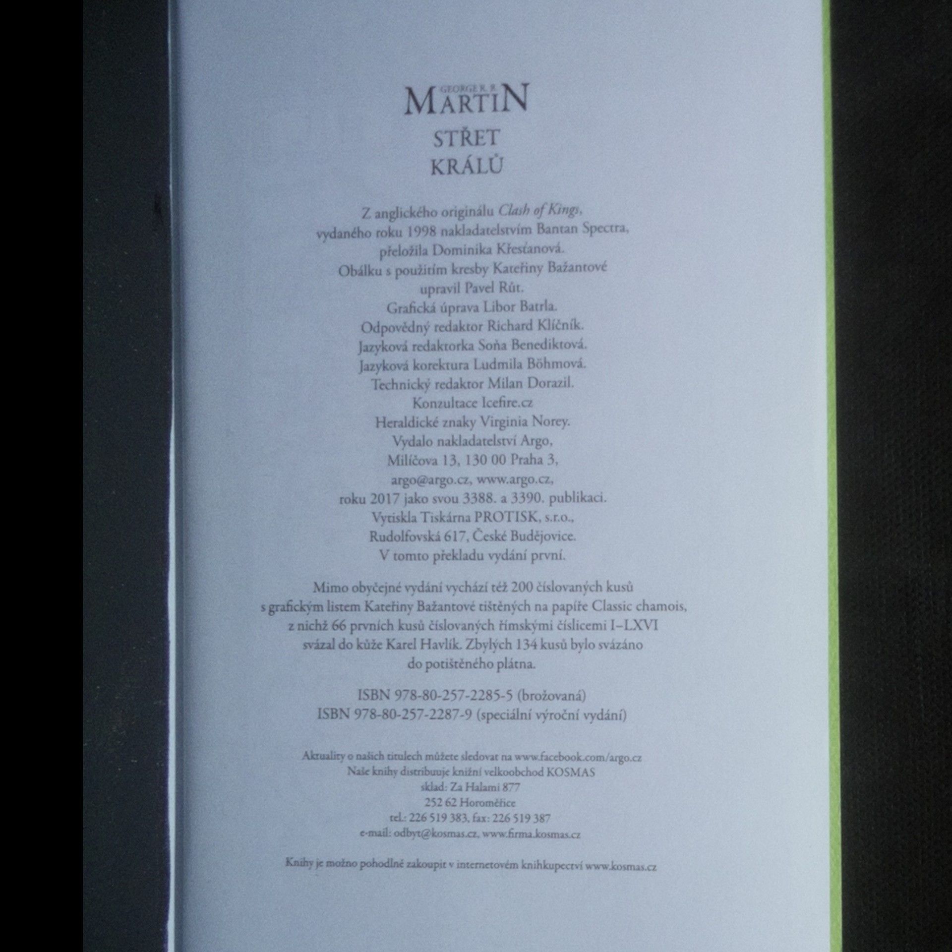 George R. R. Martin Střet králů