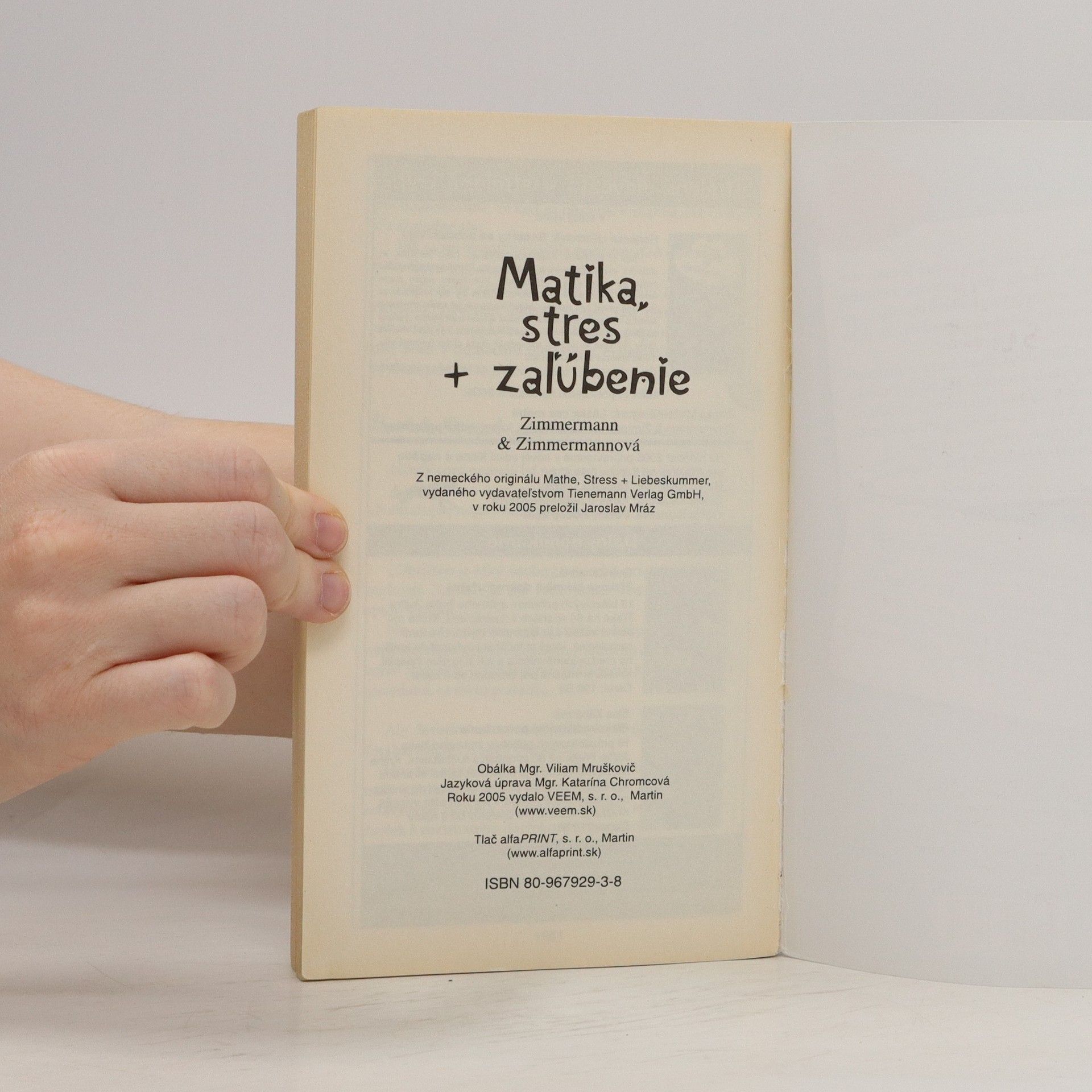 Irene Zimmermann Matika, stres + zaľúbenie
