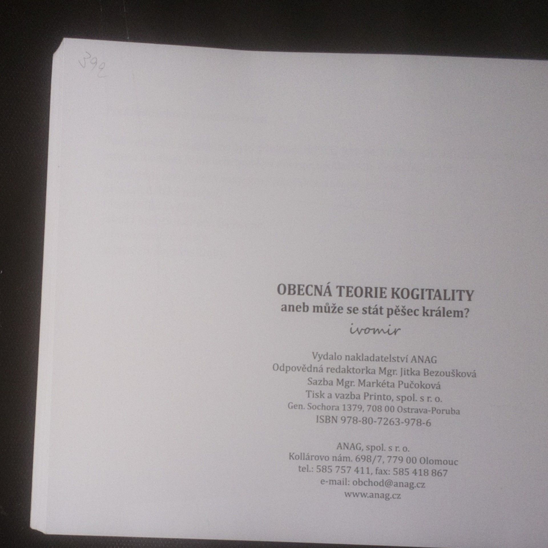 Ivomir Nikolov Dimčev Obecná teorie kogitality aneb může se stát pěšec králem?
