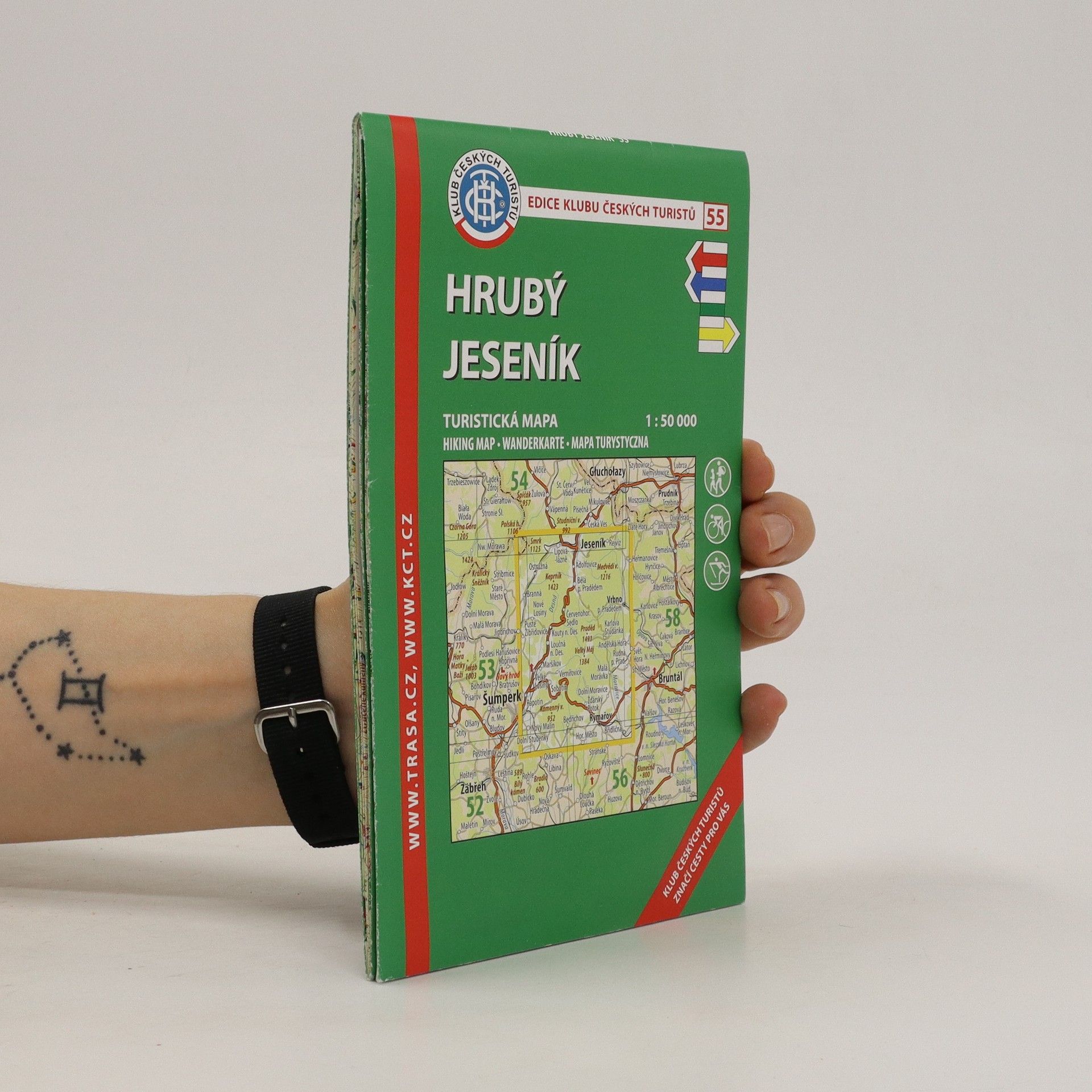 Kolektiv autorů Hrubý Jeseník : turistická mapa 1:50 000