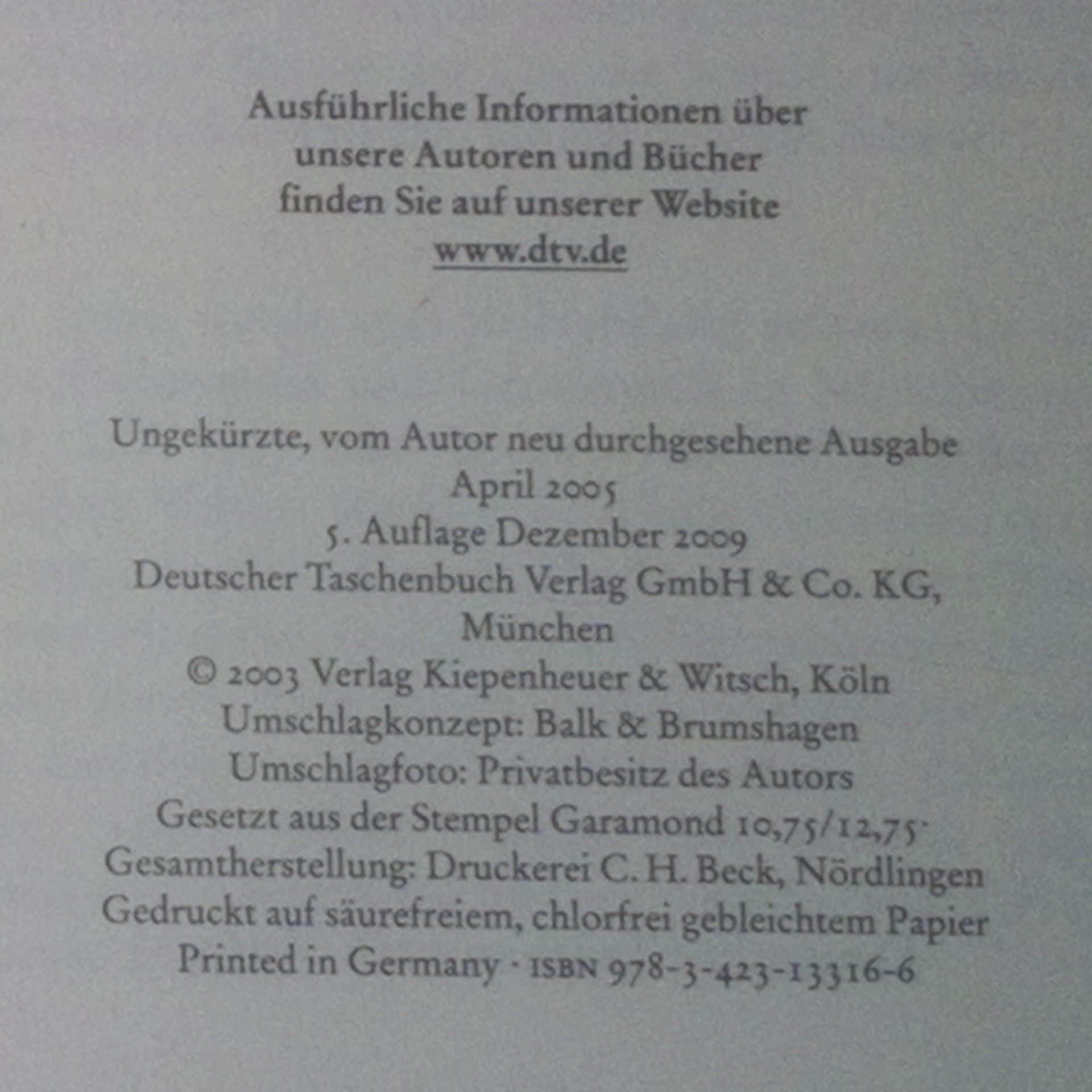 Uve Timm Am Beispiel meines Bruders