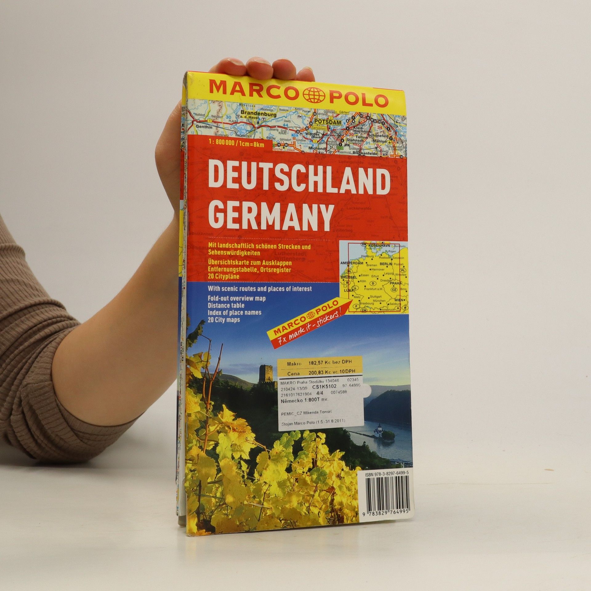 Autorenkollektiv Německo s trasami lemovanými krásnou krajinou a pamětihodnostmi = Deutschland : mit landschaftlichen schönen Strecken und Sehenswürdigkeiten = Germany : with scenic routes and places of interest Deutschland Germany