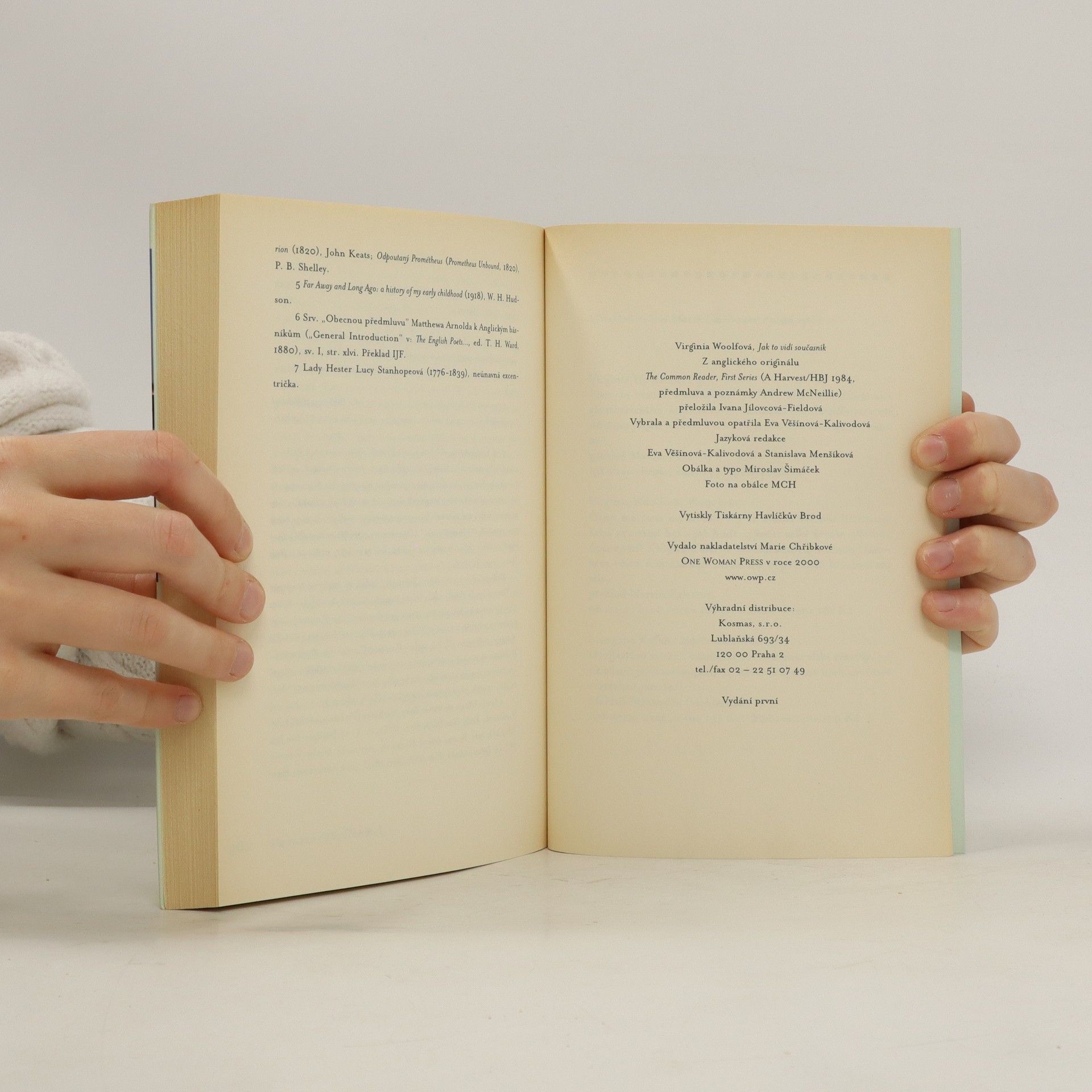 Virginia Woolf Jak to vidí současník