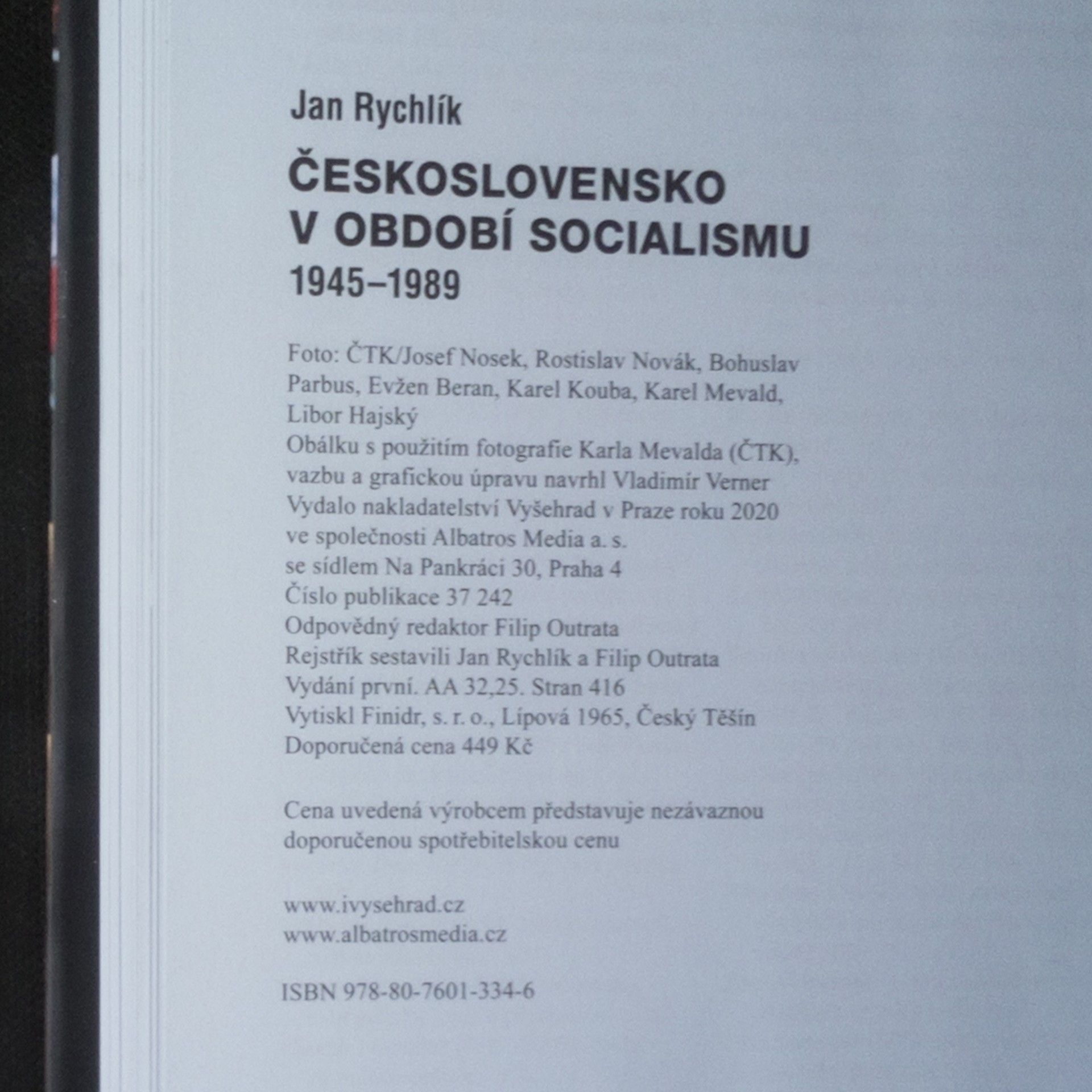 Jan Rychlík Československo v období socialismu. 1945-1989