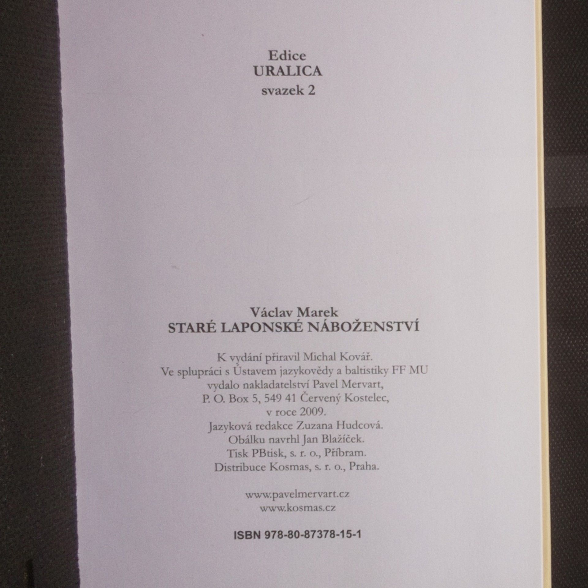 Václav Marek Staré laponské náboženství