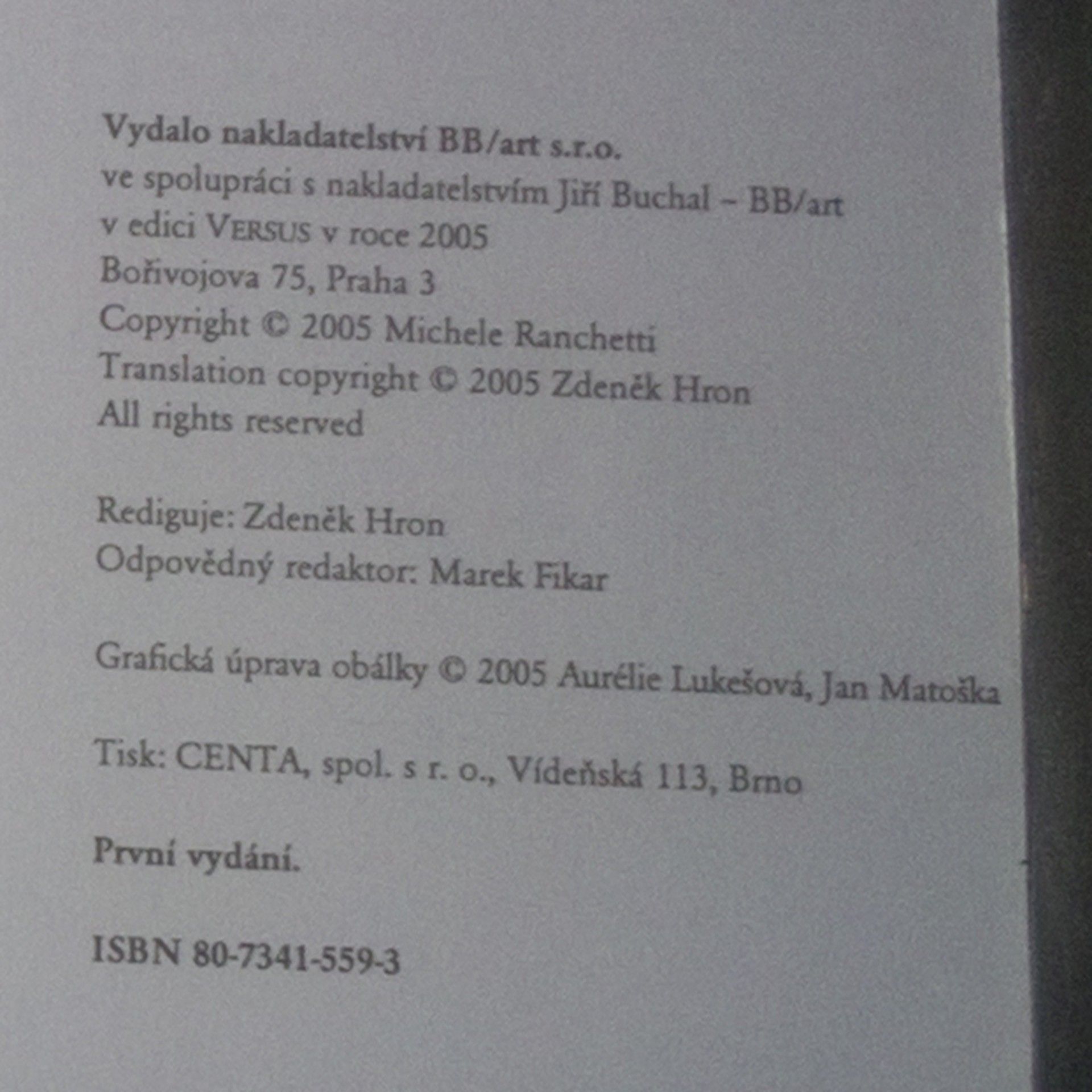 Michele Ranchetti Potkal jsem kámen