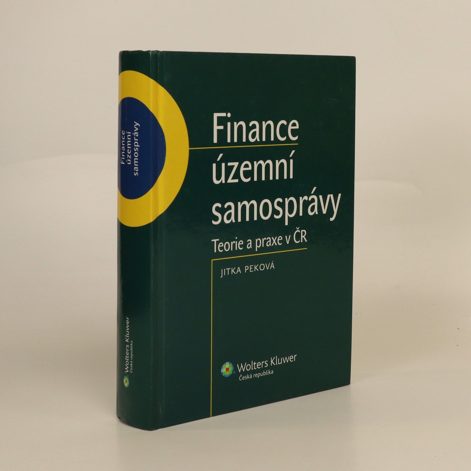 Jitka Peková Finance územní samosprávy