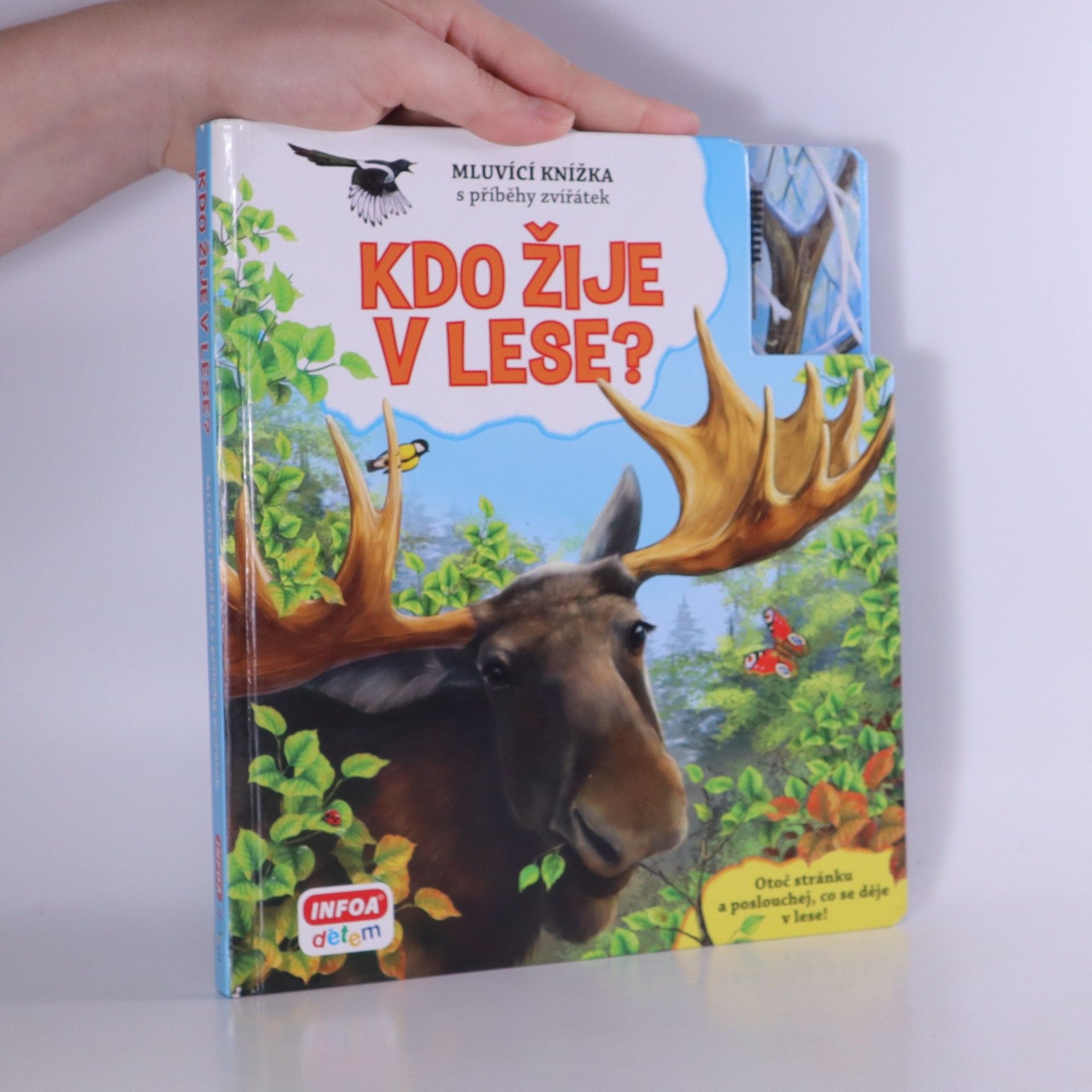 Svjatoslav Bulackij Kdo žije v lese? : mluvící knížka s příběhy zvířátek