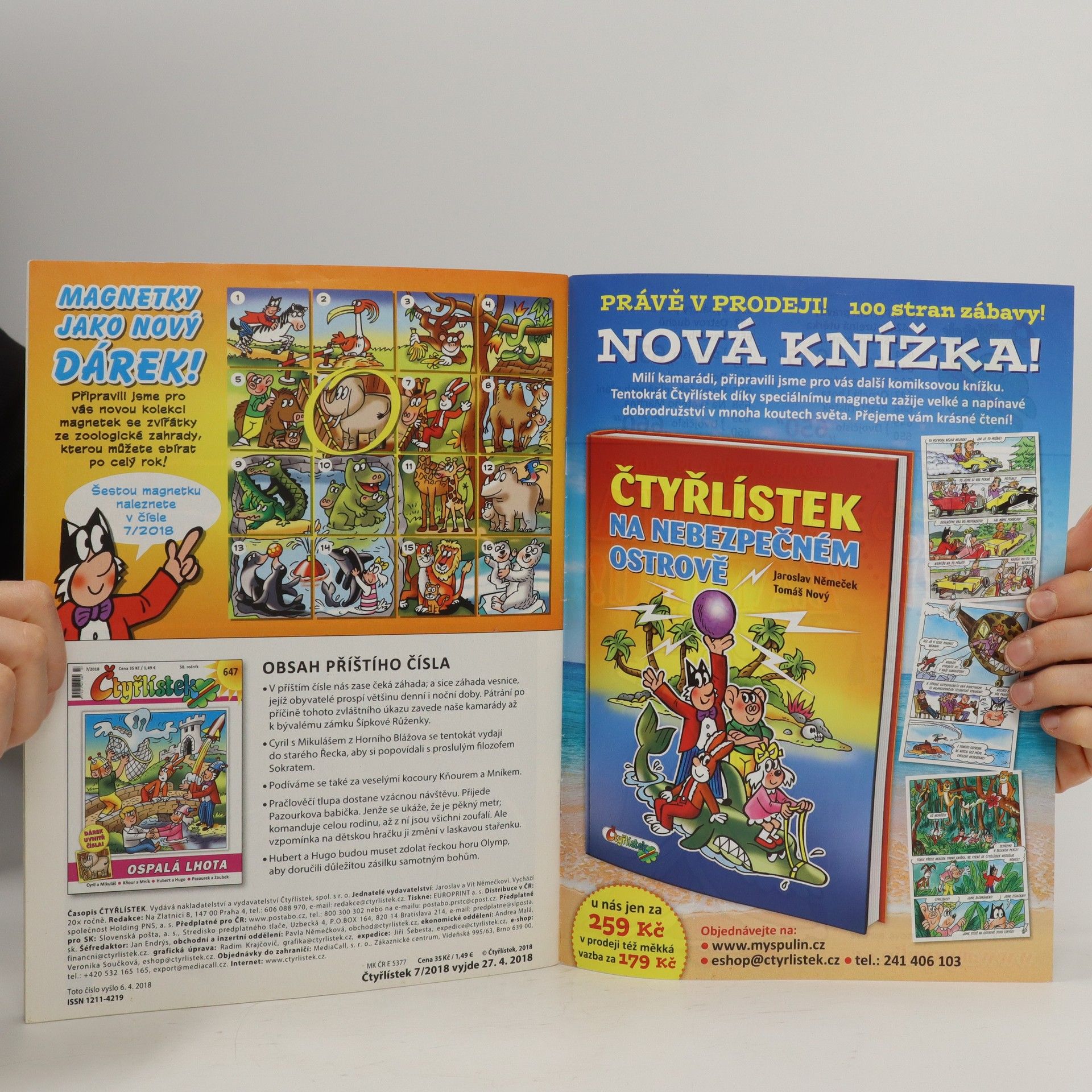 Jaroslav Němeček Čtyřlístek 646. Hlasy oceánu, 6/2018