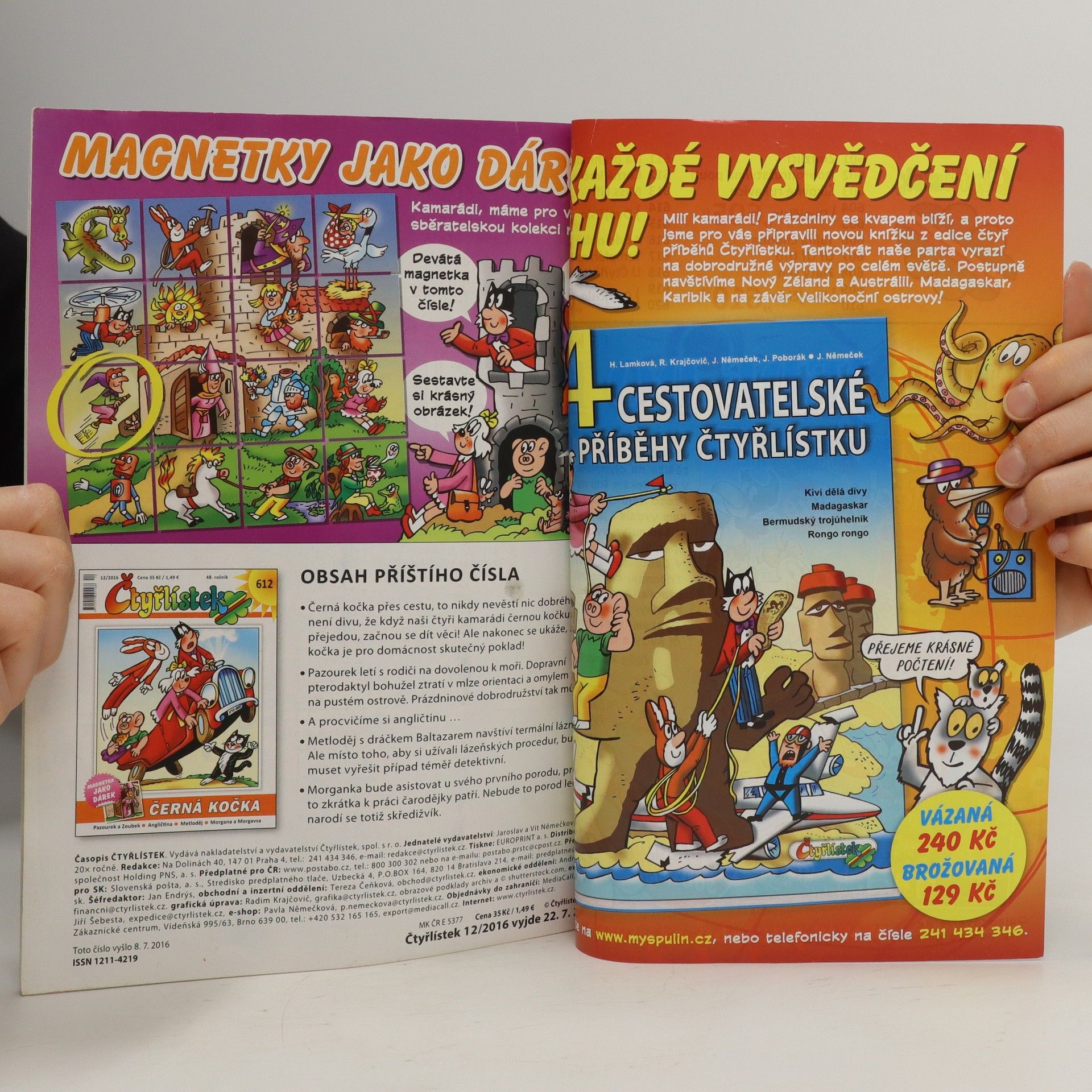 Autores varios Čtyřlístek 611. 11/2016. Na přehradě