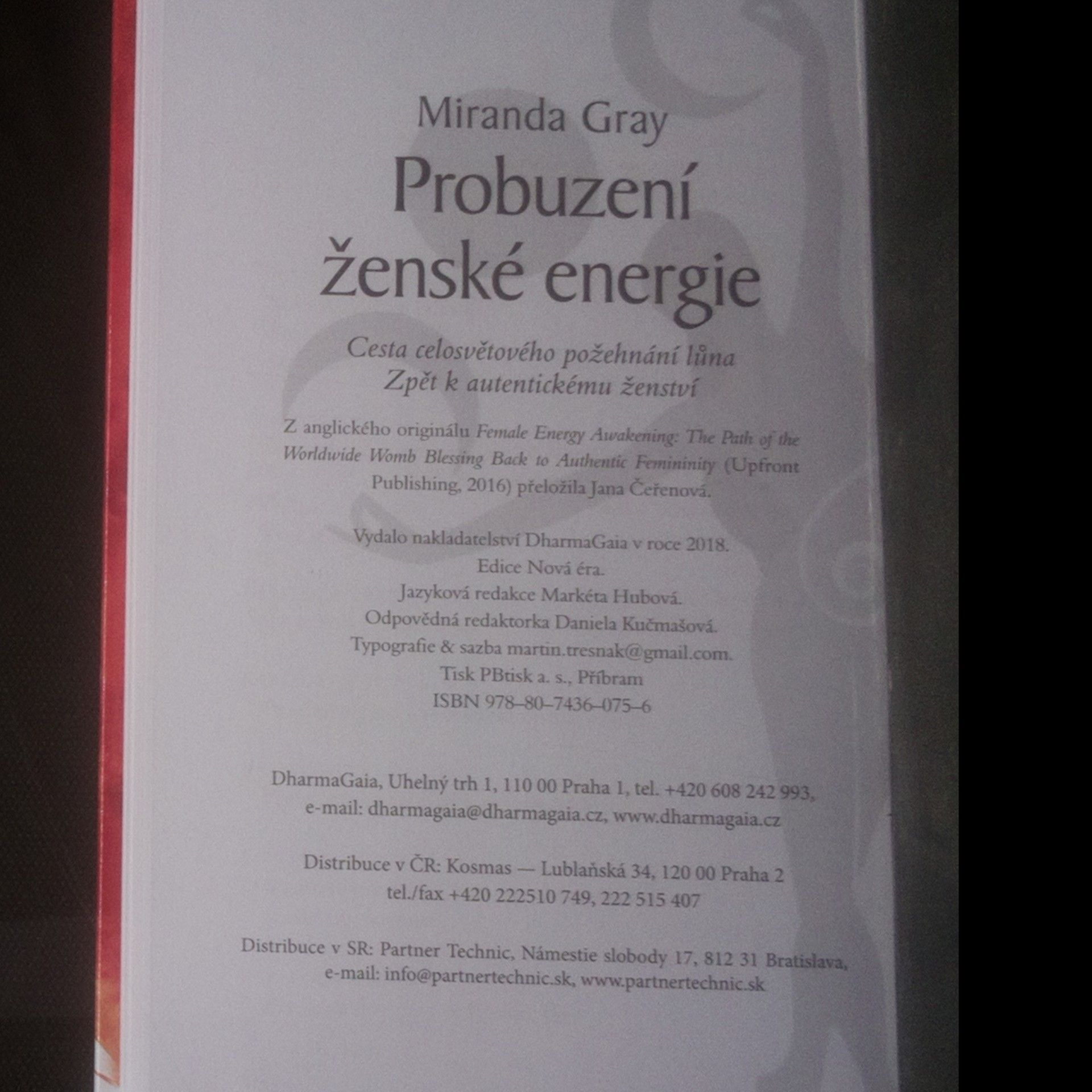 Mirinda Gray Probuzení ženské energie