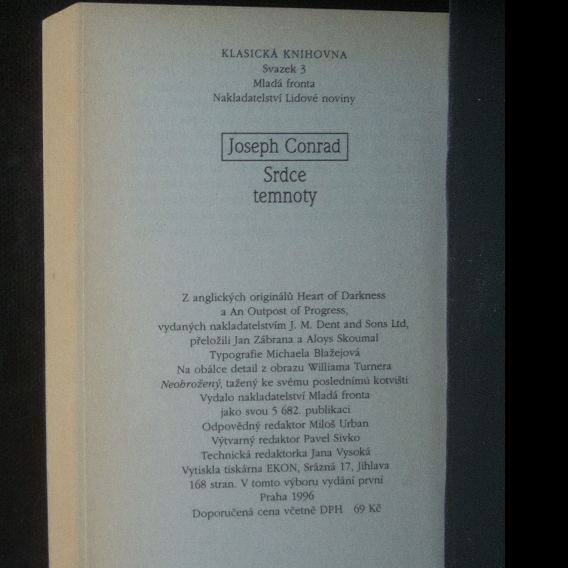 Joseph Conrad Srdce temnoty