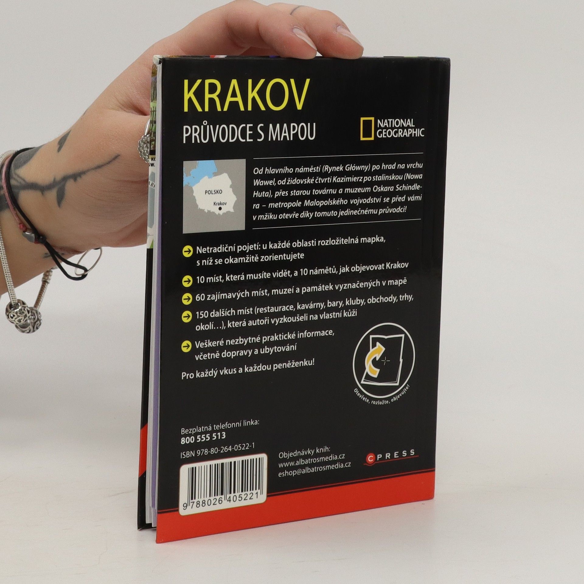 Hélène Le Tac Krakov - průvodce s mapou