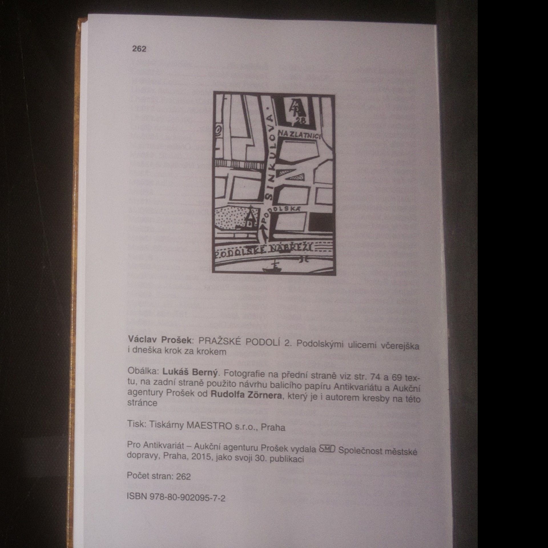 Václav Prošek Pražské Podolí 2. Podolskými ulicemi včerejška i dneška krok za krokem