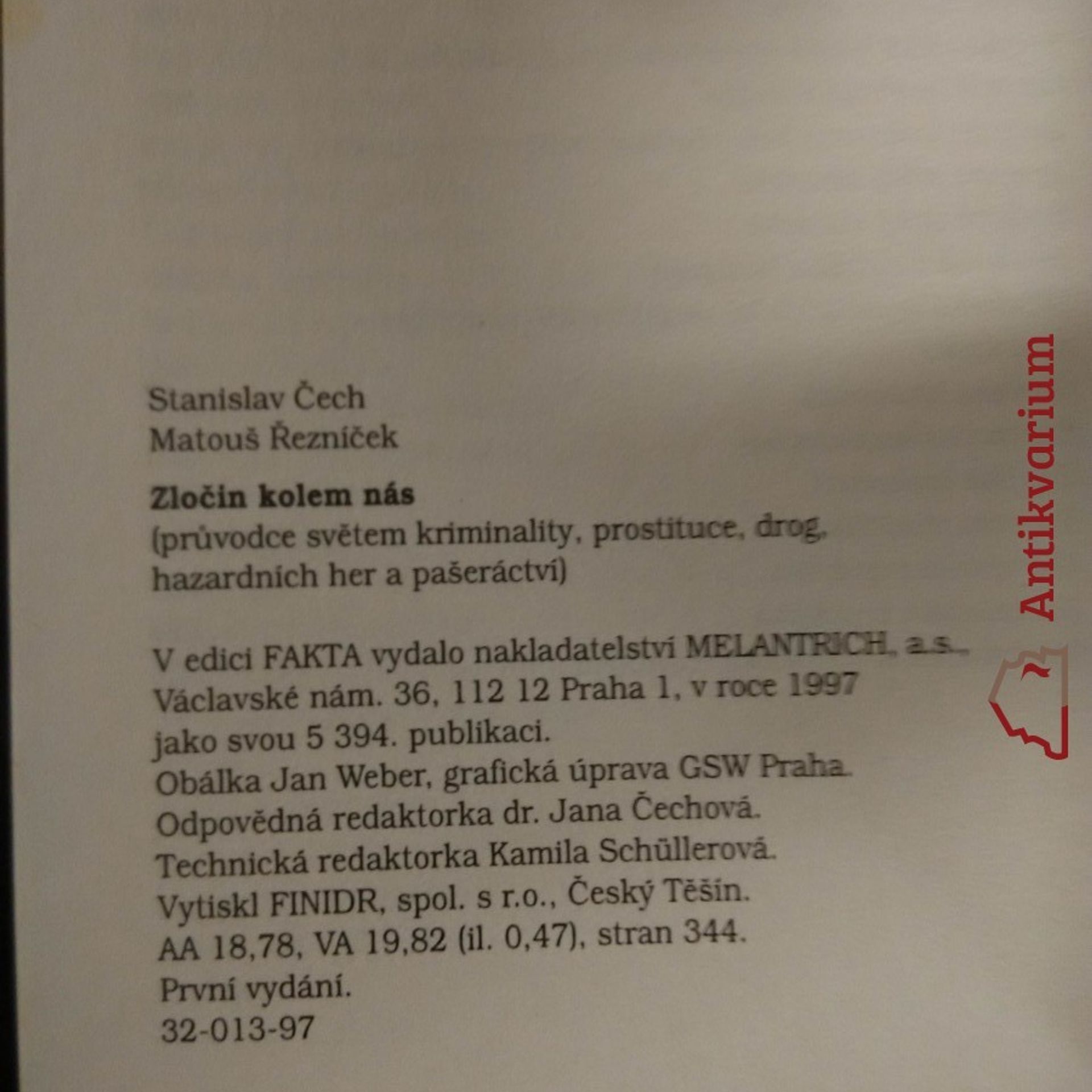 Čech Řezníček Zločin kolem nás