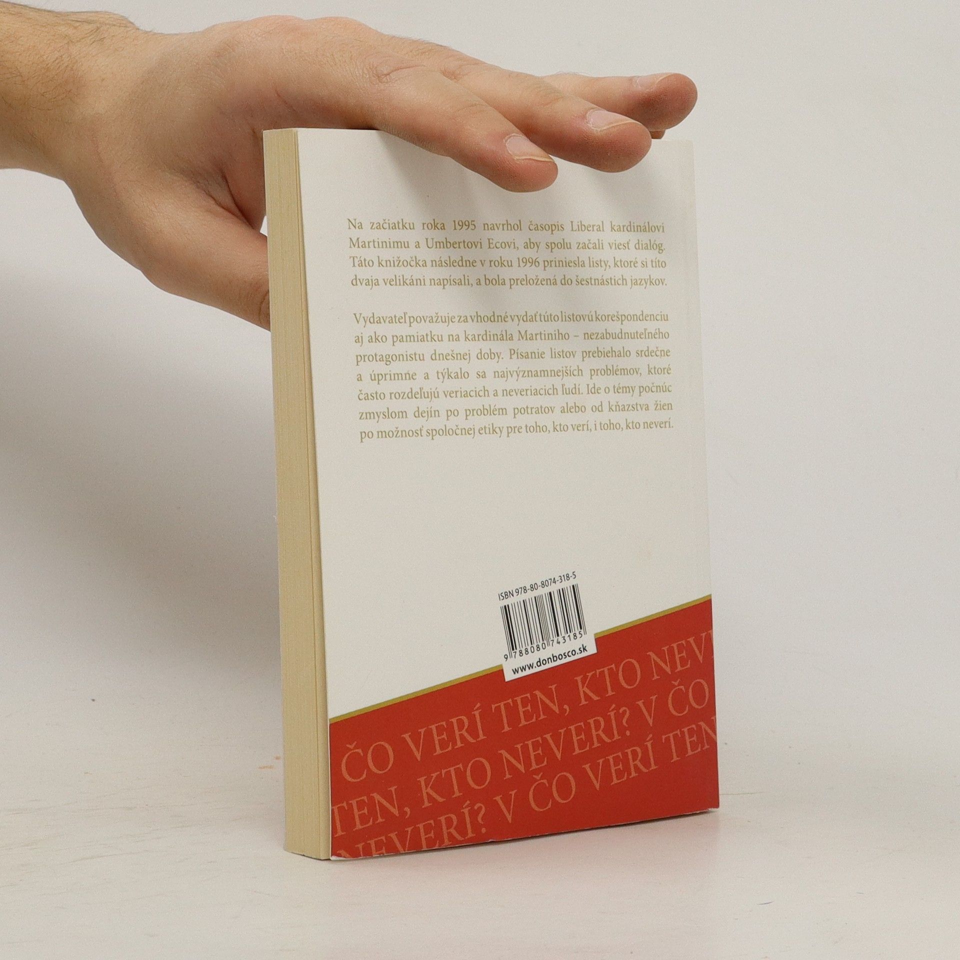 Umberto Eco V čo verí ten, kto neverí?