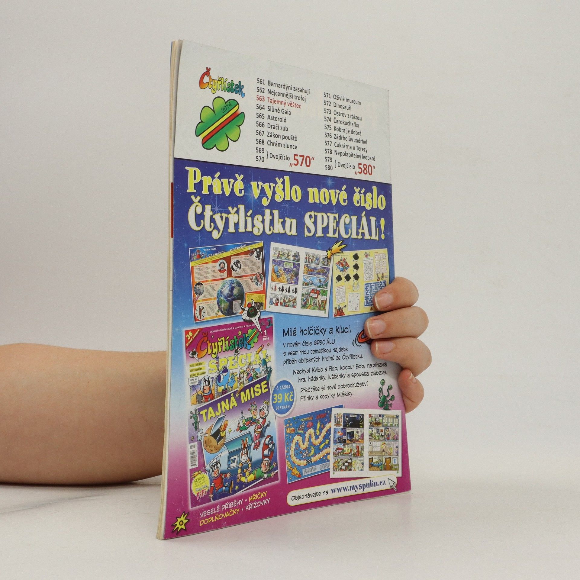 Autorenkollektiv Čtyřlístek 563. 3/2014. Tajemný věštec